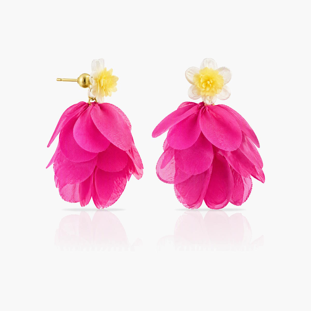 Trendy Flower Drop Earrings