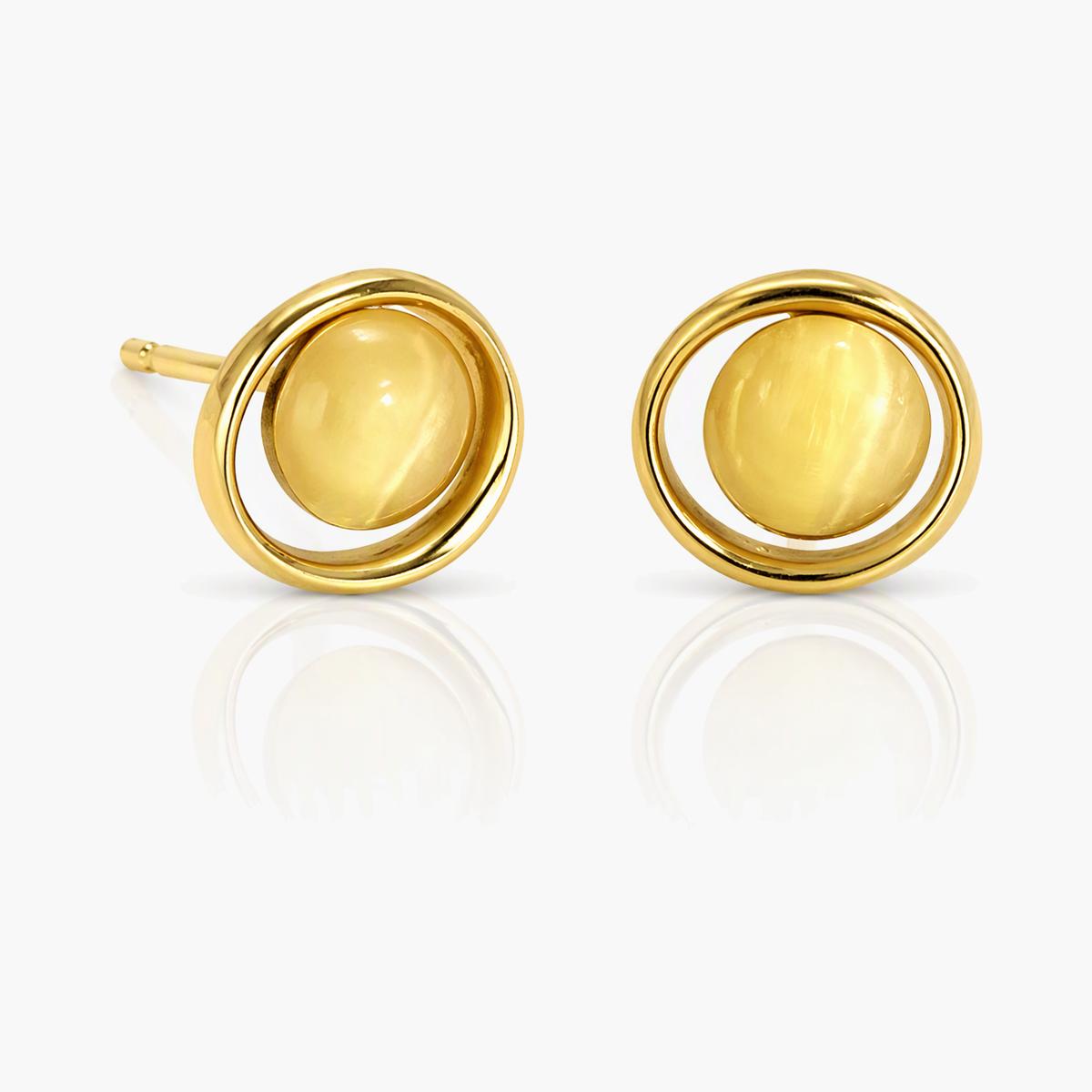 Dainty Geometric Drop Earrings