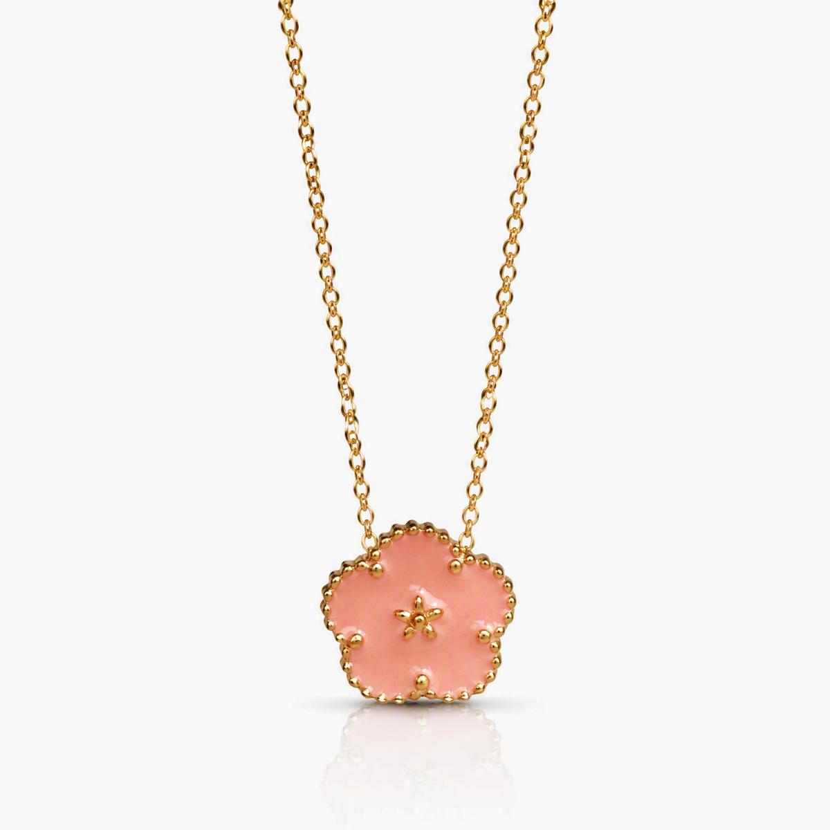 Dainty Flower Pendant Necklace