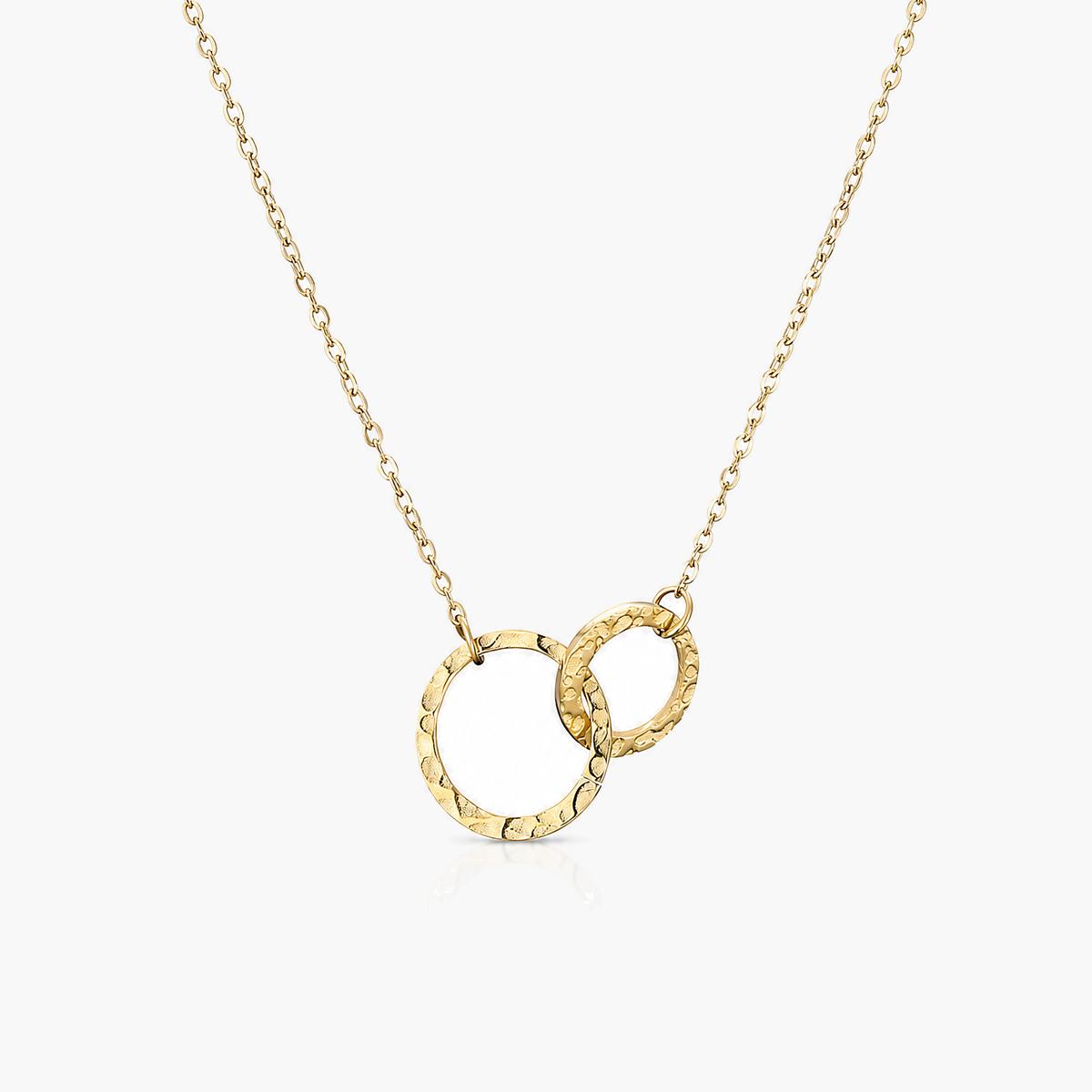 Dainty Interlocking Circles Necklace