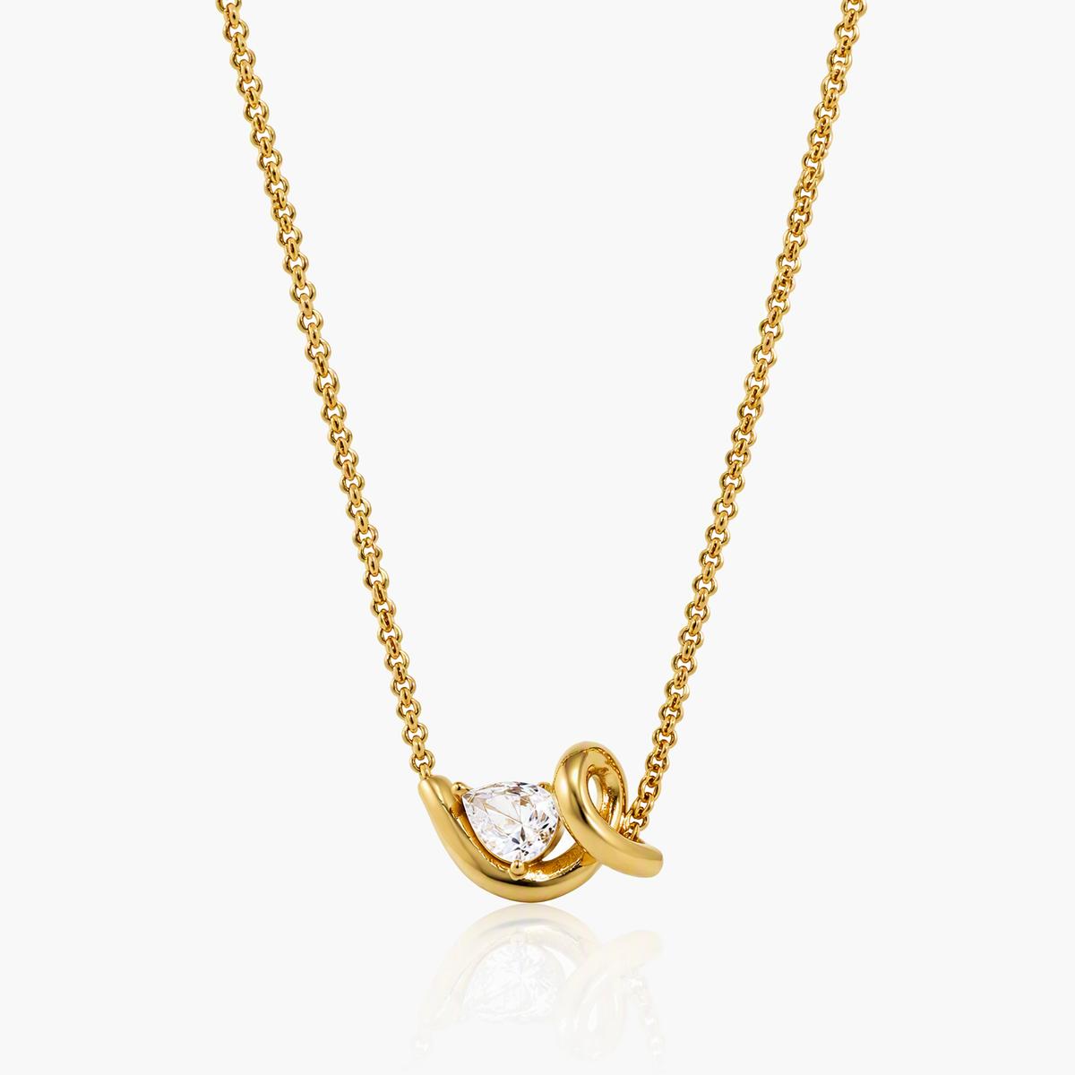 Dainty Water Drop Pendant Necklace