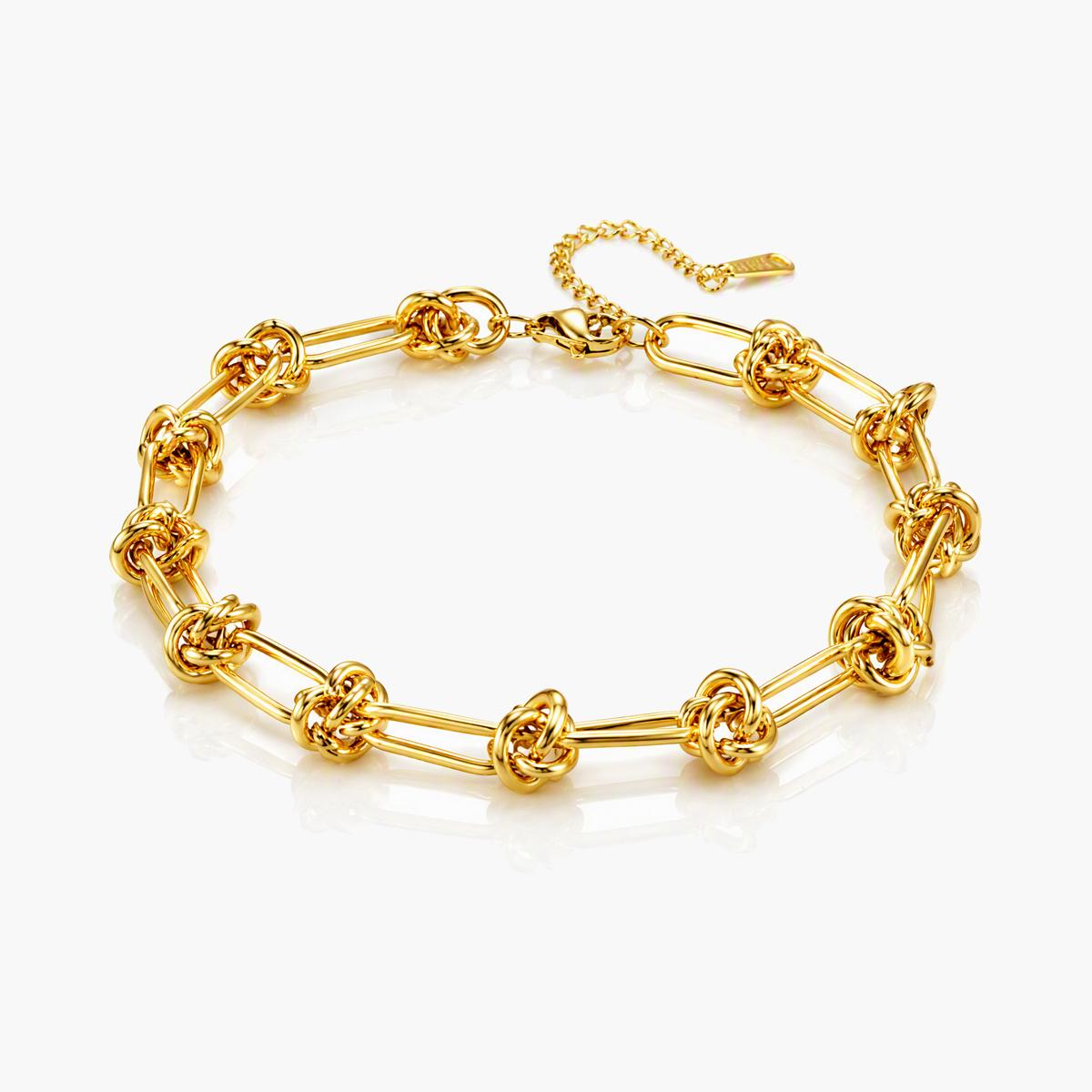 Knot Link Chain Bracelet