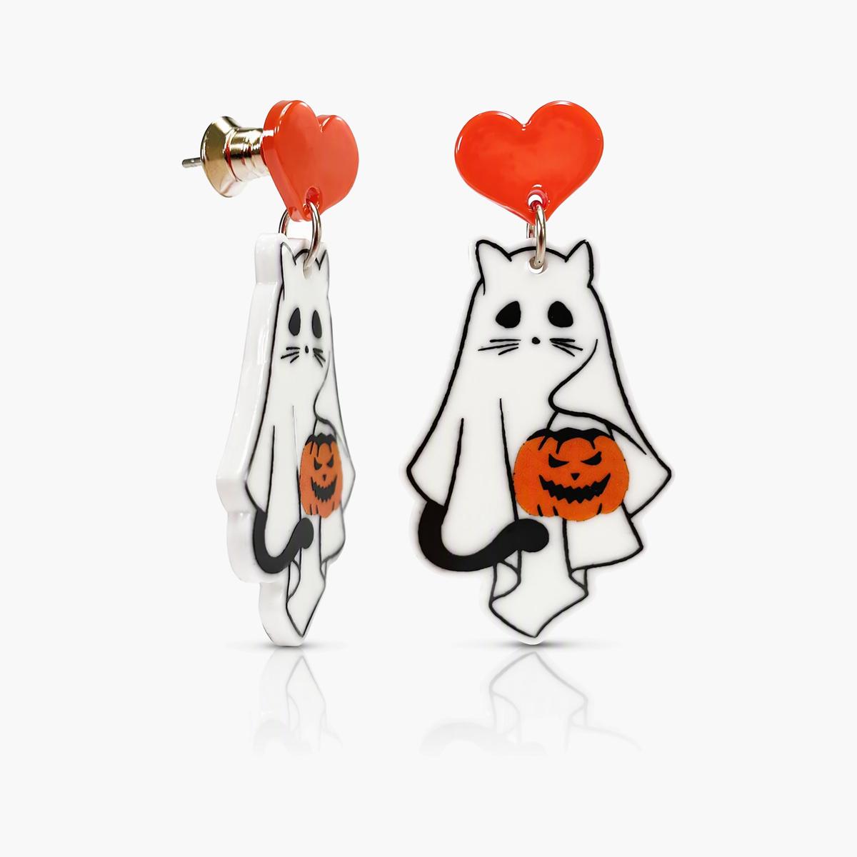 Cute Ghost Drop Earrings
