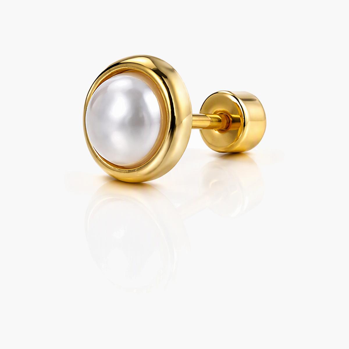 Minimalist Pearl Stud Earrings