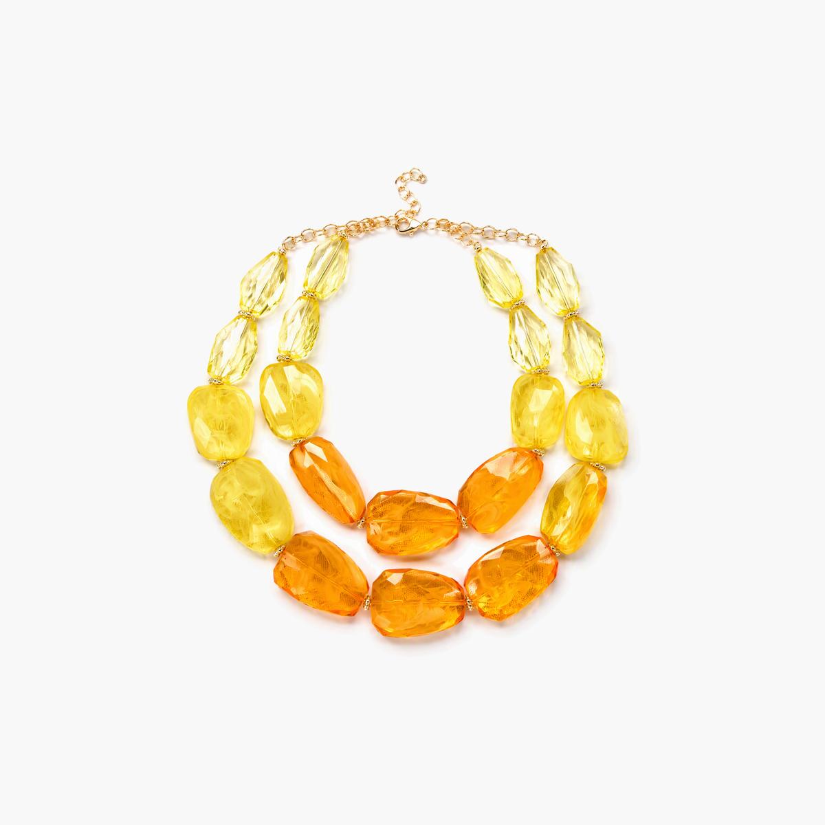 Chunky Multicolor Stone Necklace