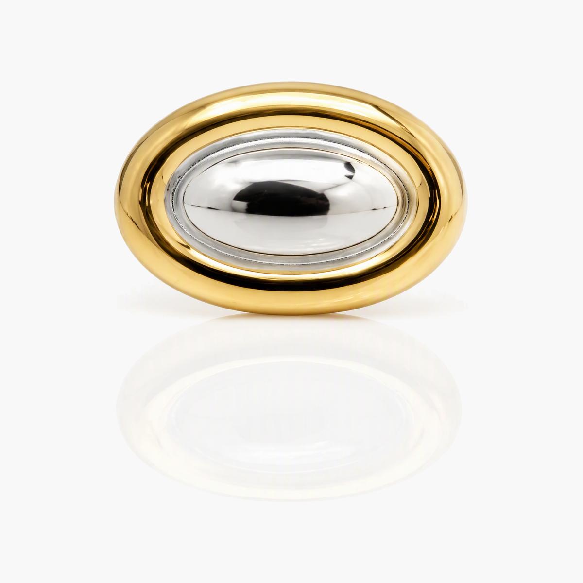 Minimalist Oval Stud Earrings