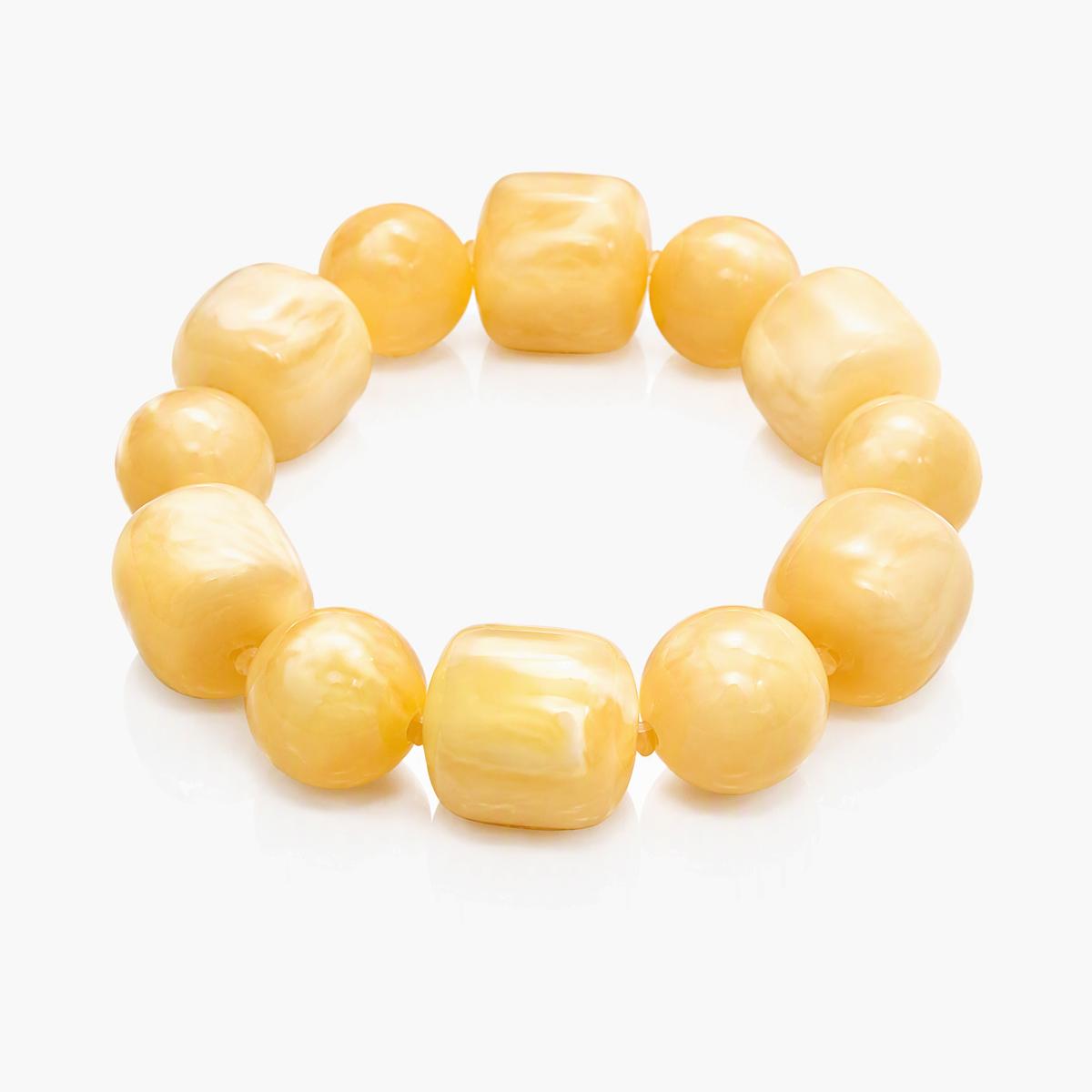 Chunky Mixed Shape Beads Bracelet