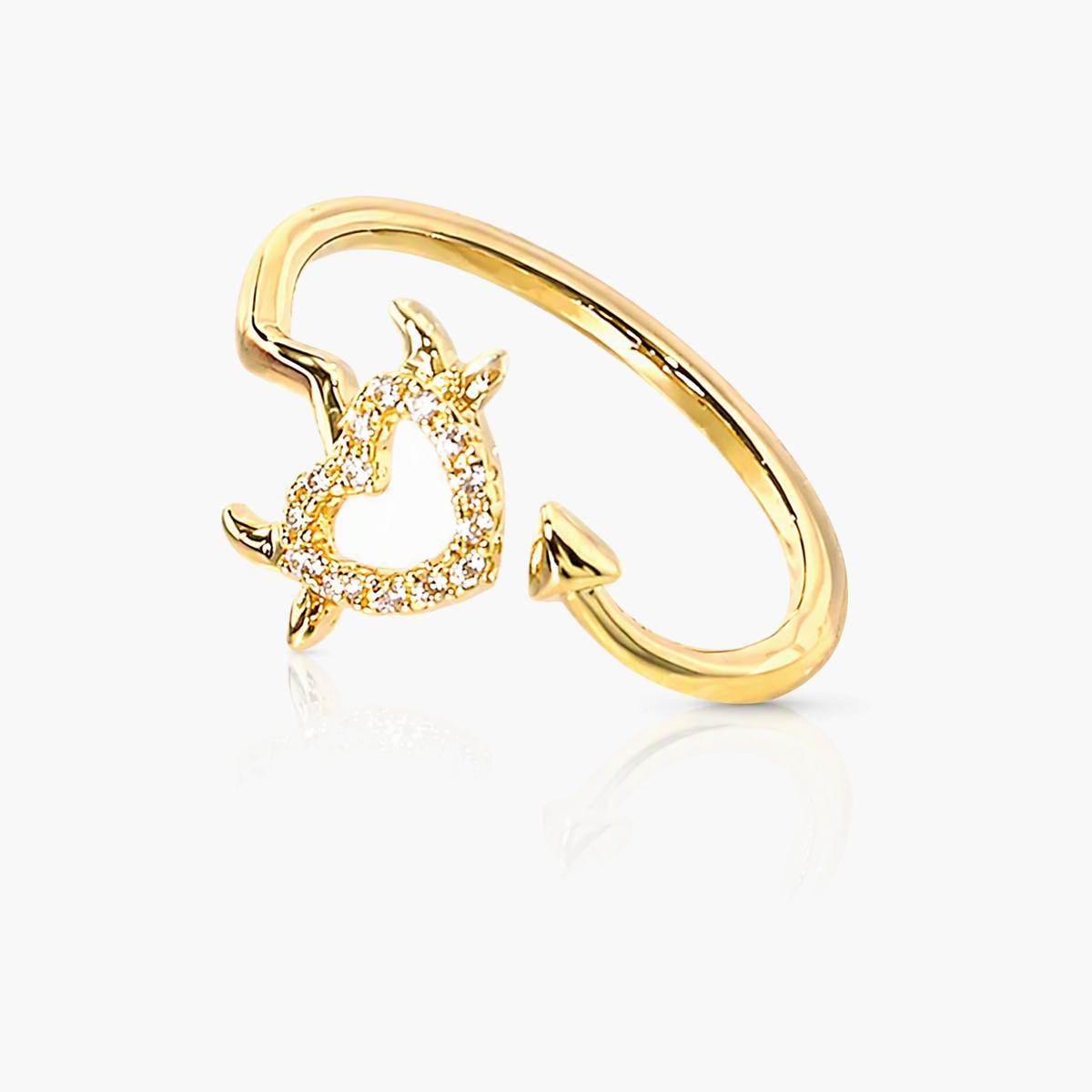 Dainty Butterfly Open Ring