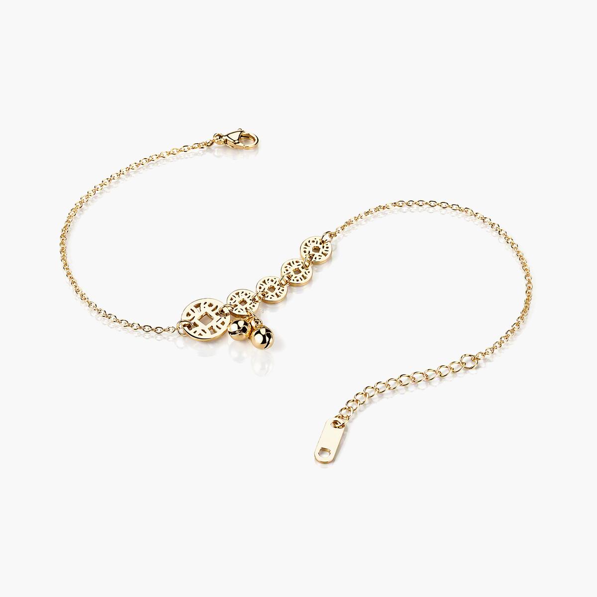 Dainty Coin Charm Anklet