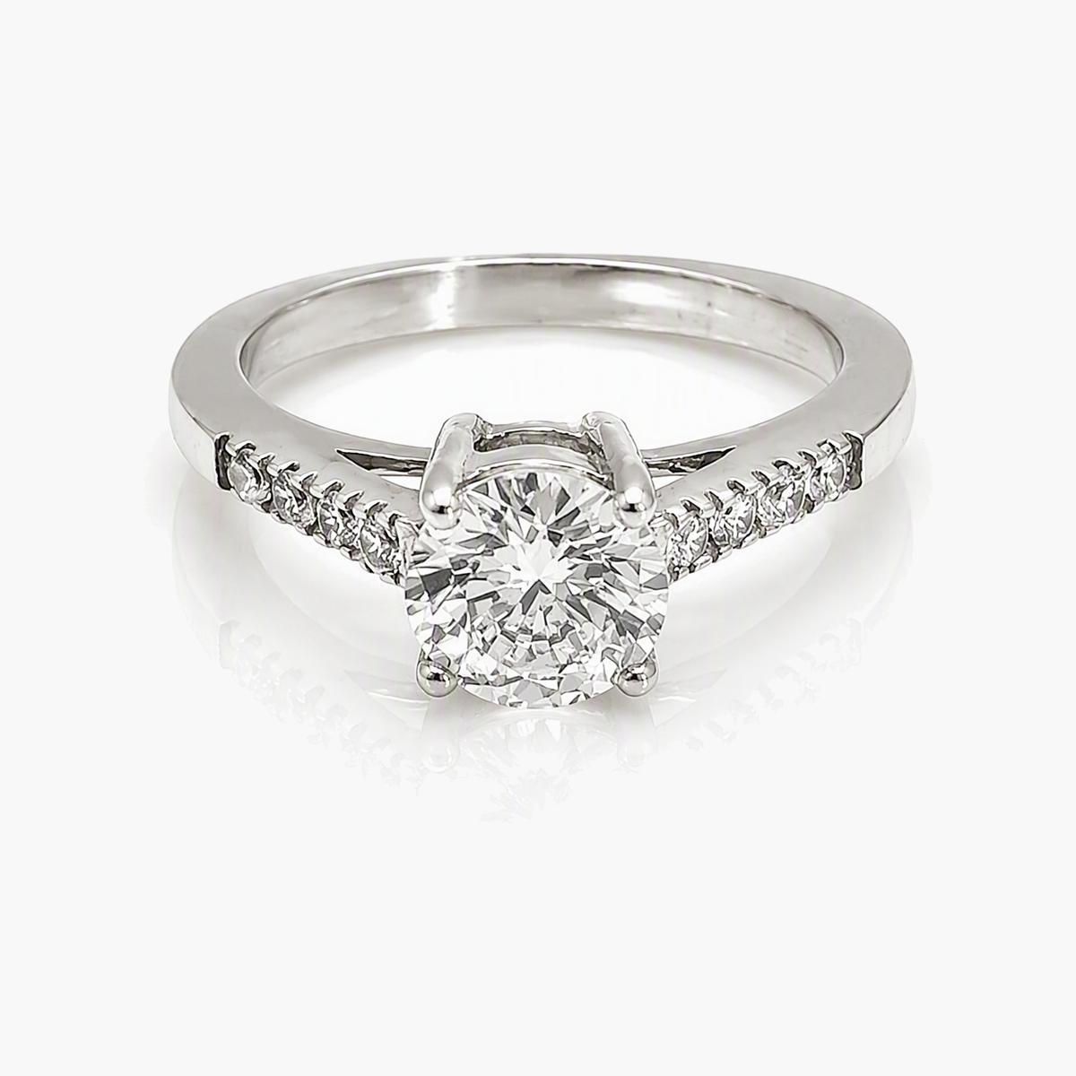Elegant Single Stone Ring