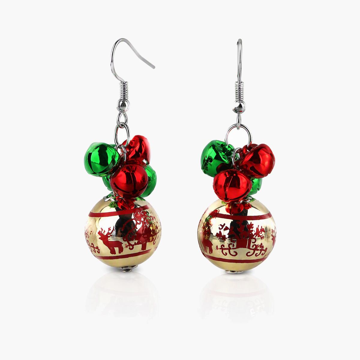 Cute Bow Knot Bell Drop Earrings