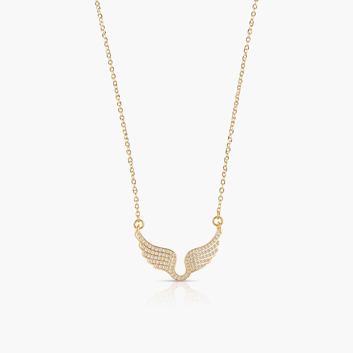 Dainty Wing Pendant Necklace