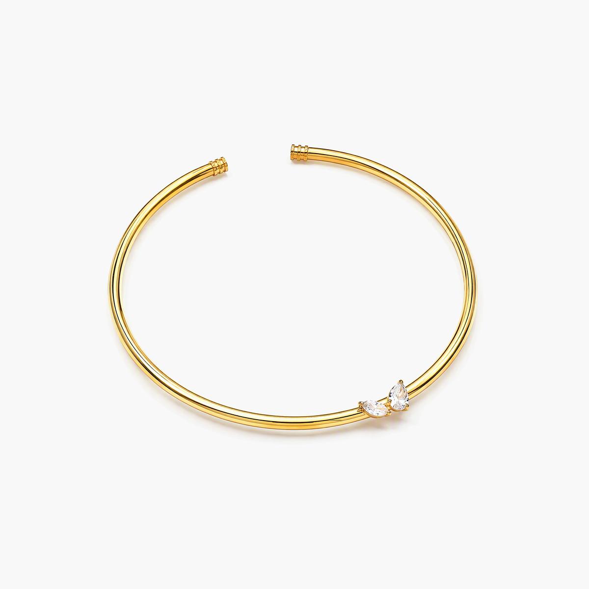 Minimalist Open Cuff Necklace