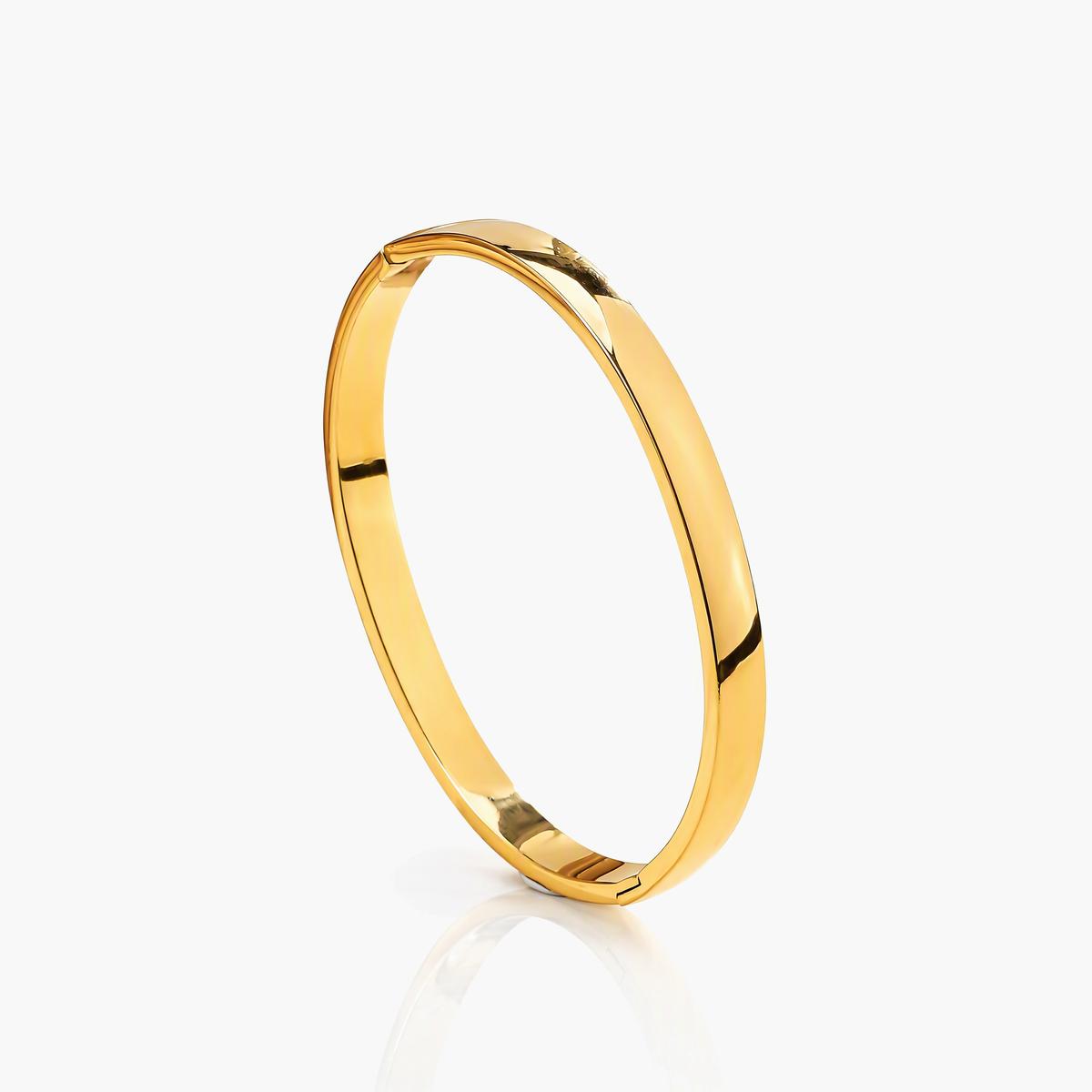 Minimalist Curved Bangle