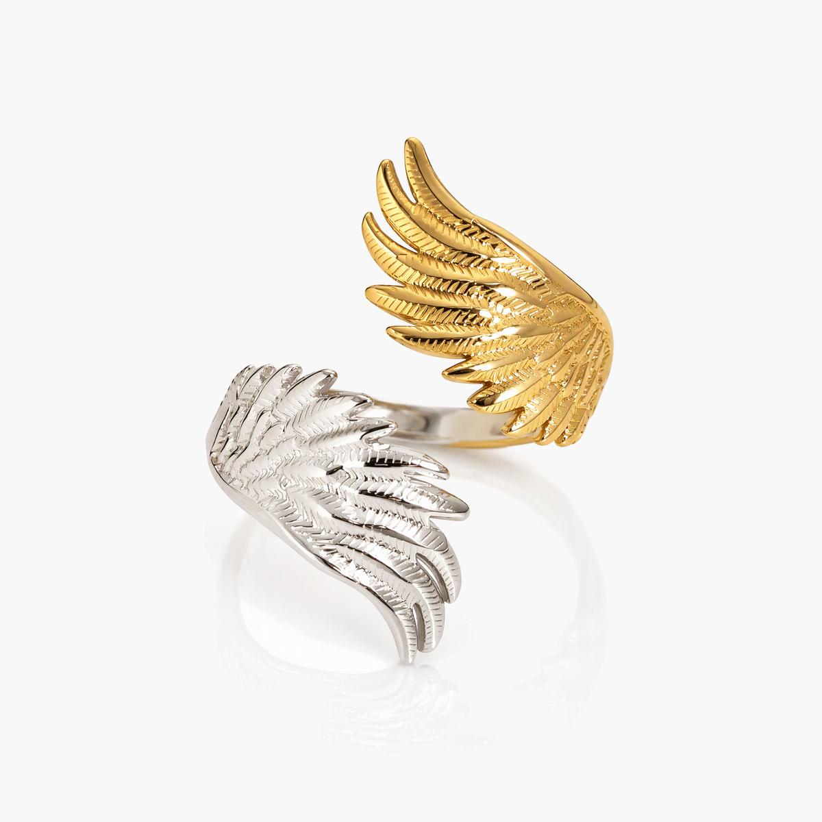 Trendy Angel Wing Ring