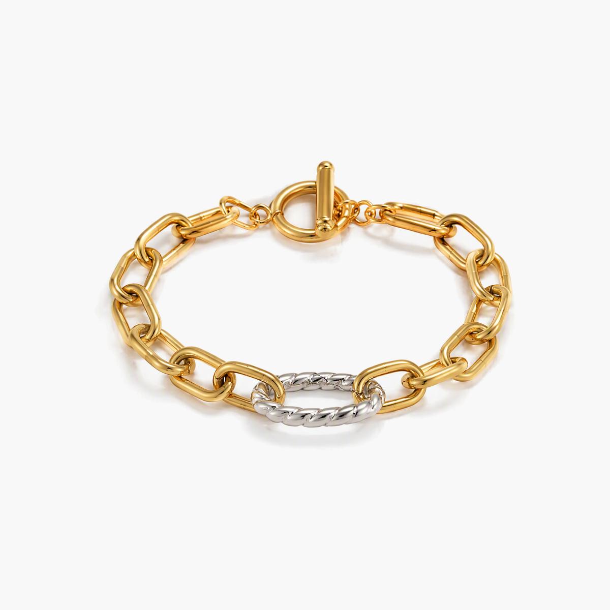 Chunky Twist Ring Necklace