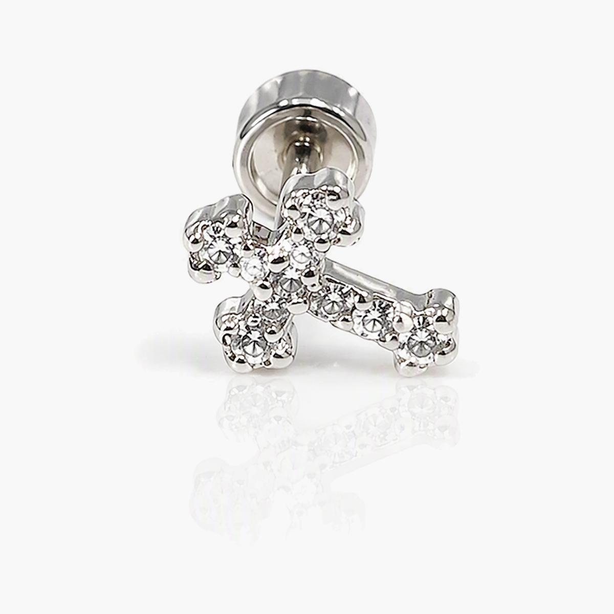 Dainty Cross Stud Earrings