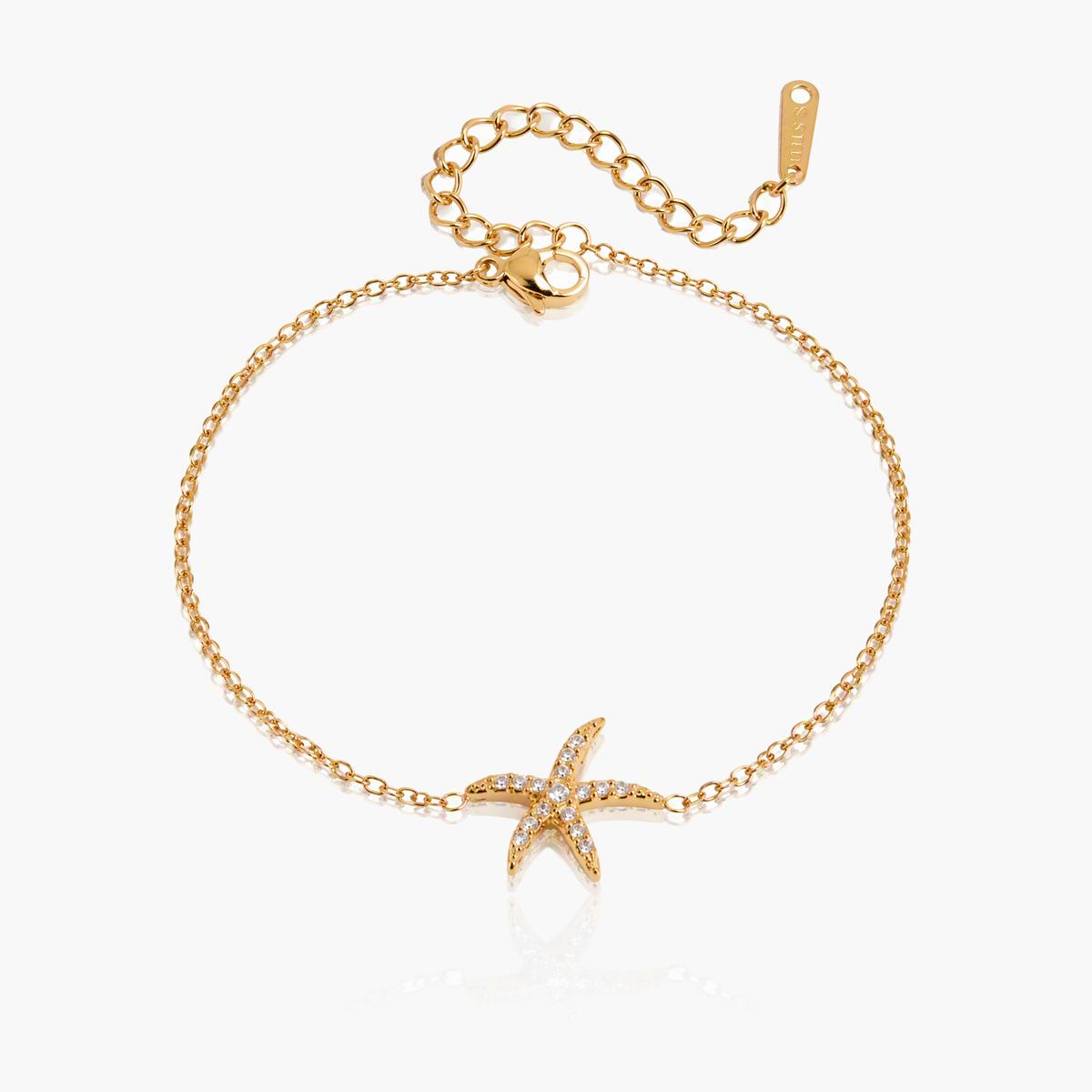 Dainty Sea Life Charm Bracelet