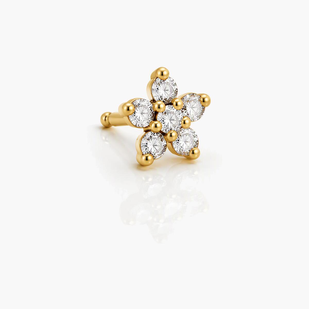 Dainty Flower Nose Stud