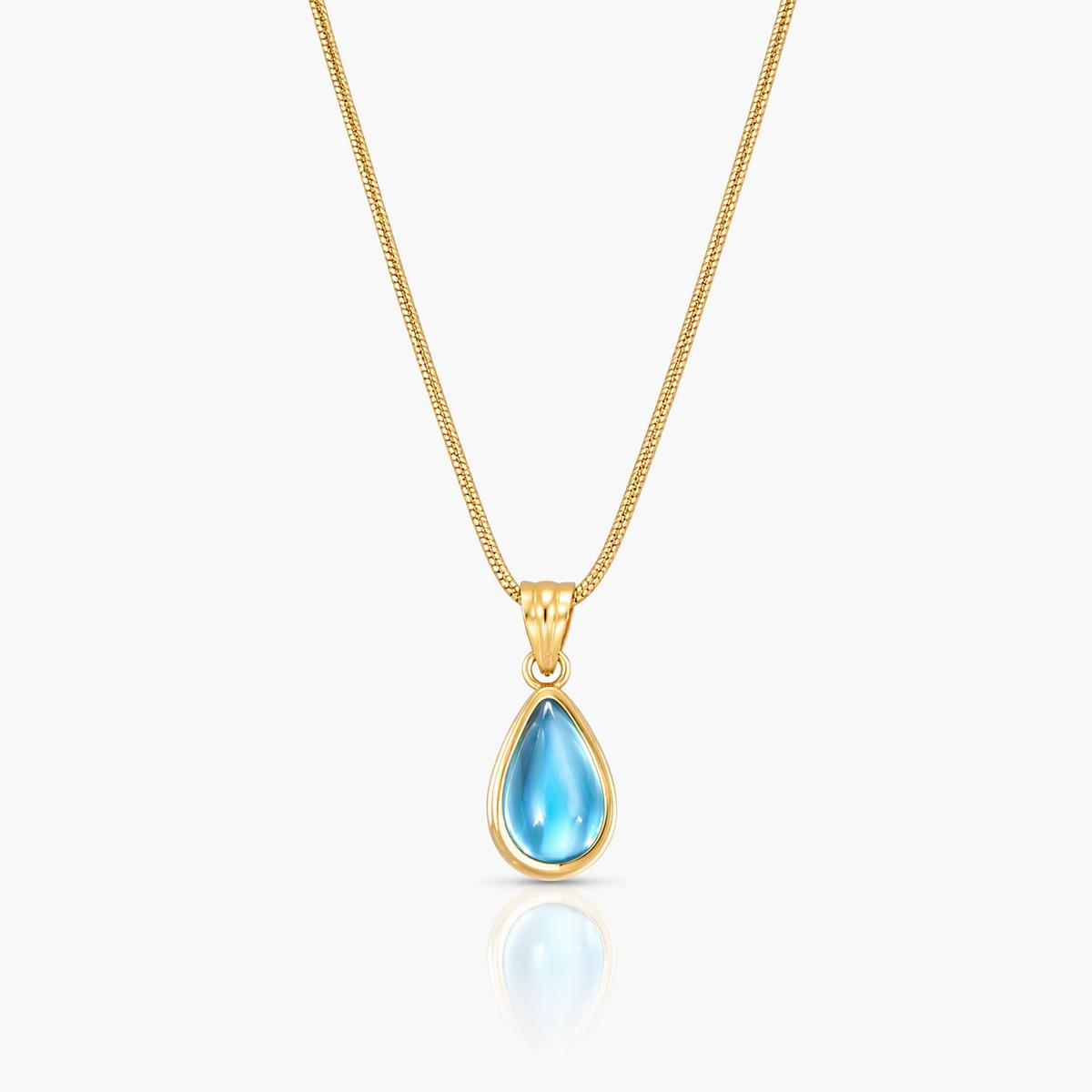 Dainty Teardrop Pendant Necklace