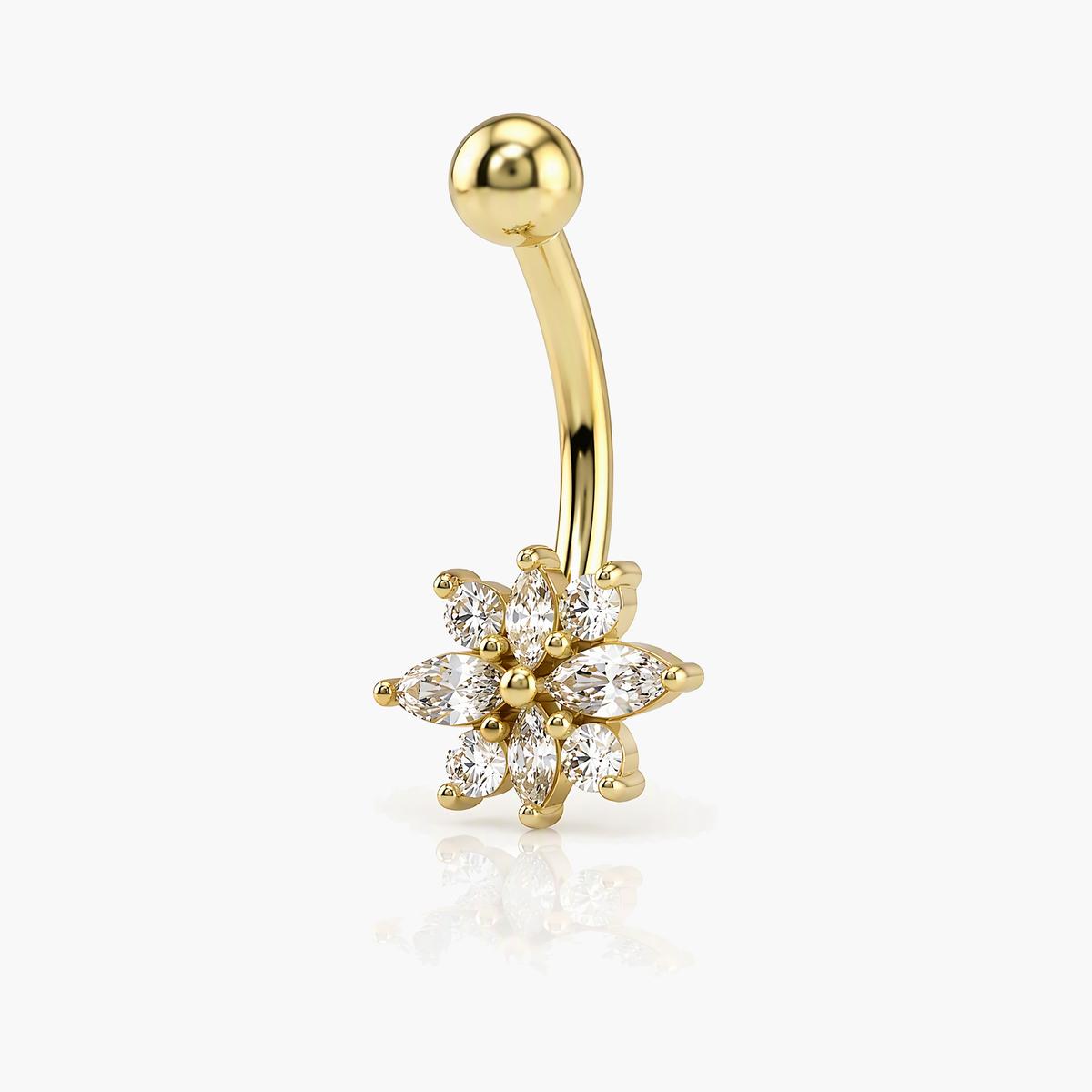 Dainty Butterfly Belly Ring