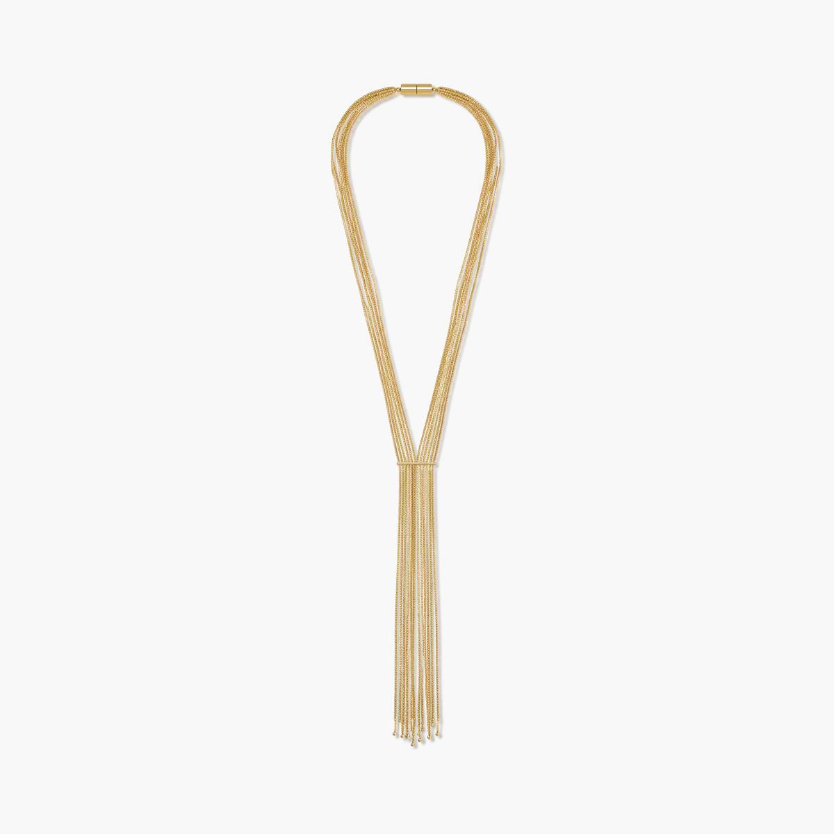 Trendy Multi-Strand Fringe Necklace