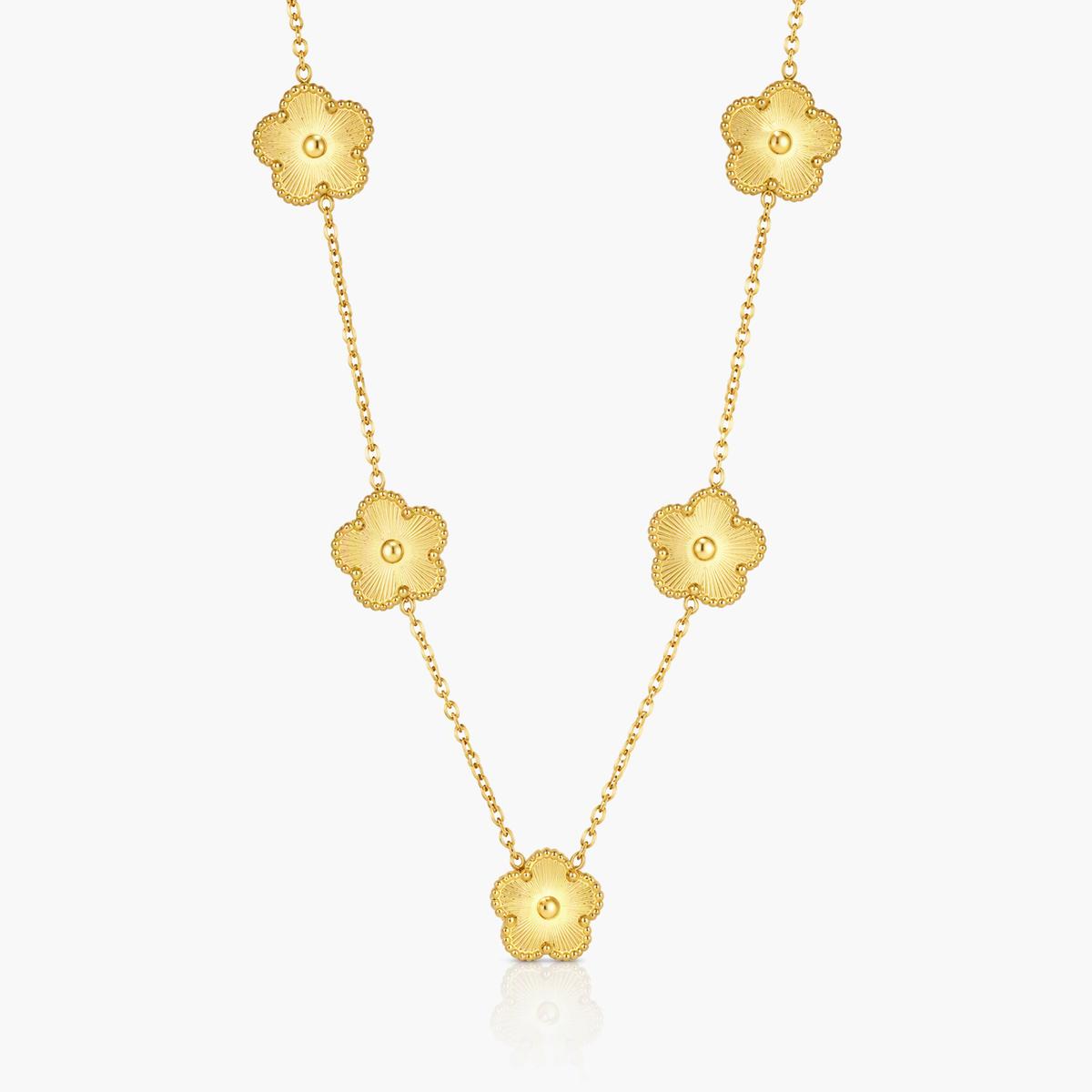 Dainty Flower Necklace