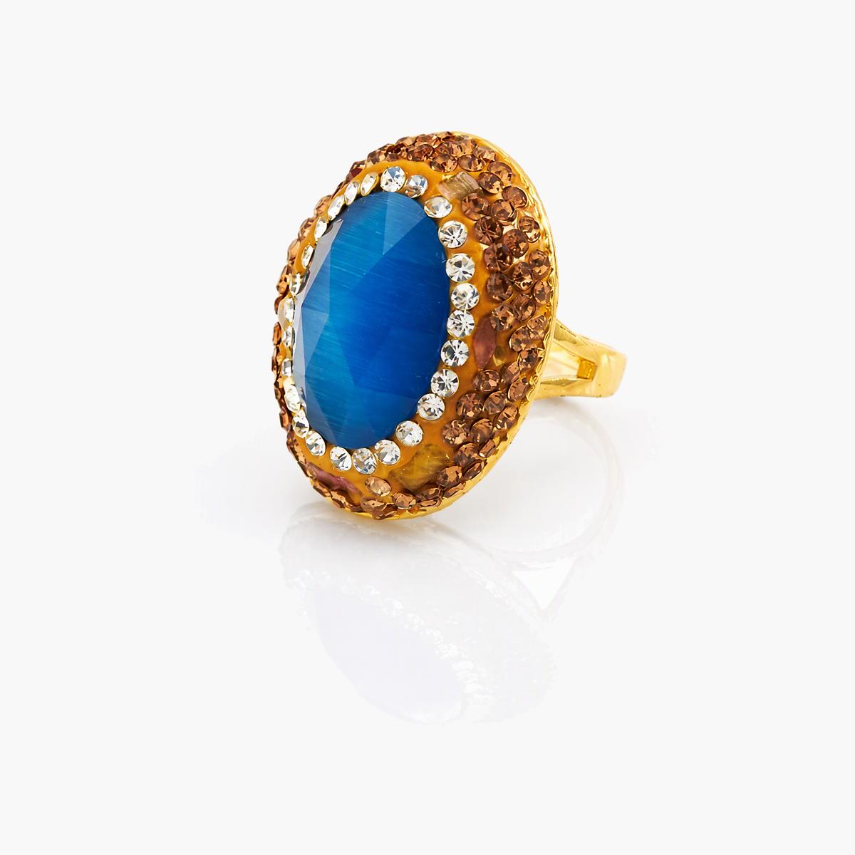 Vintage Oval Stone Ring