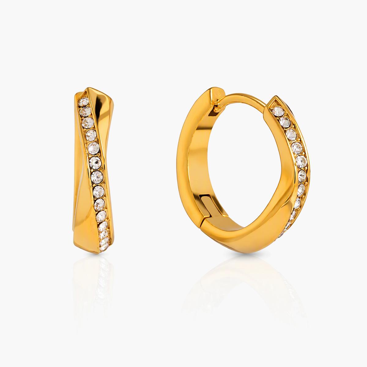 Twisted Hoop Earrings