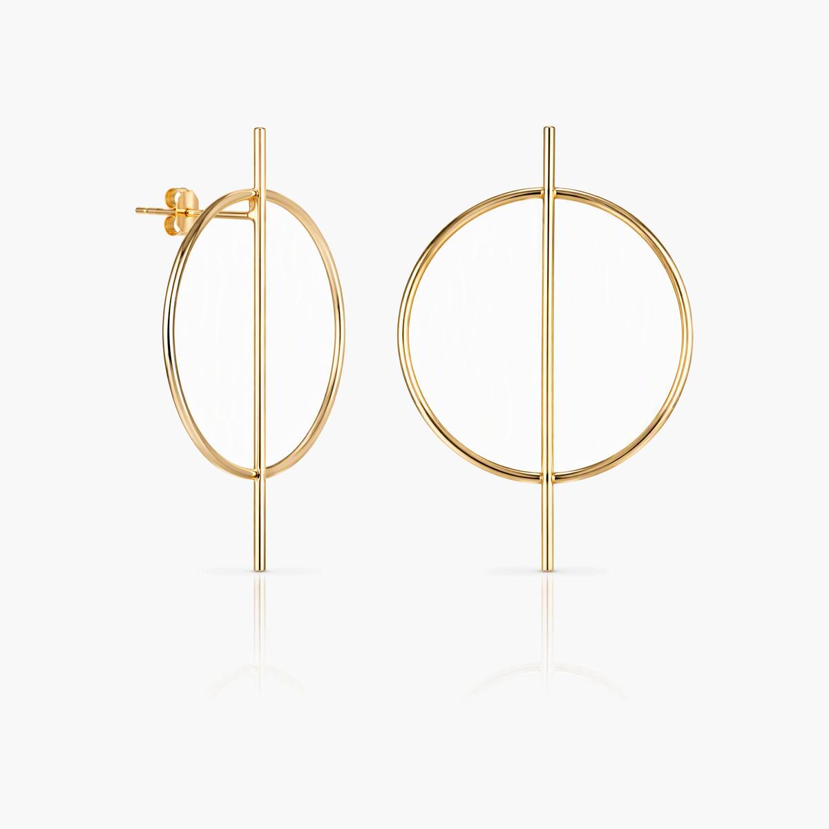 Geometric Mixed Shape Earrings