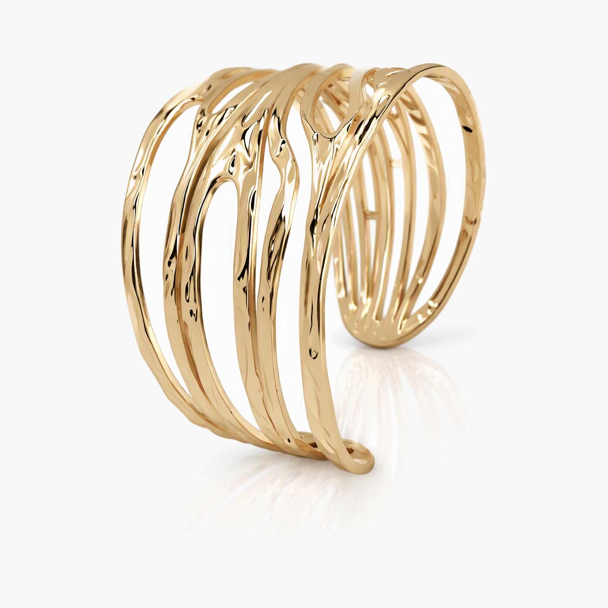 Trendy Multi-Band Cuff Bracelet