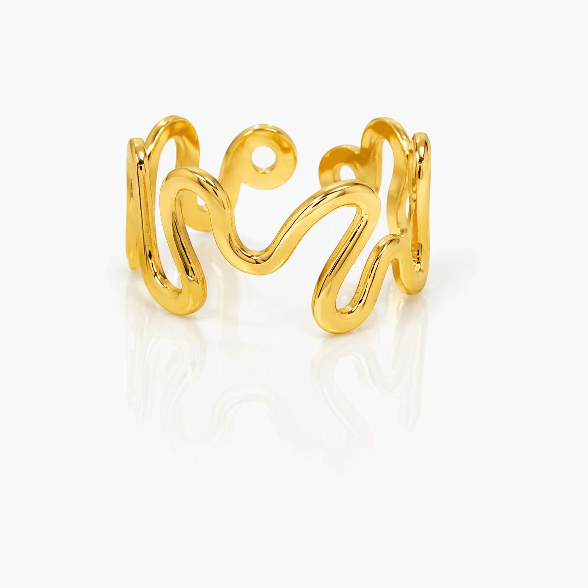 Wavy Open Ring