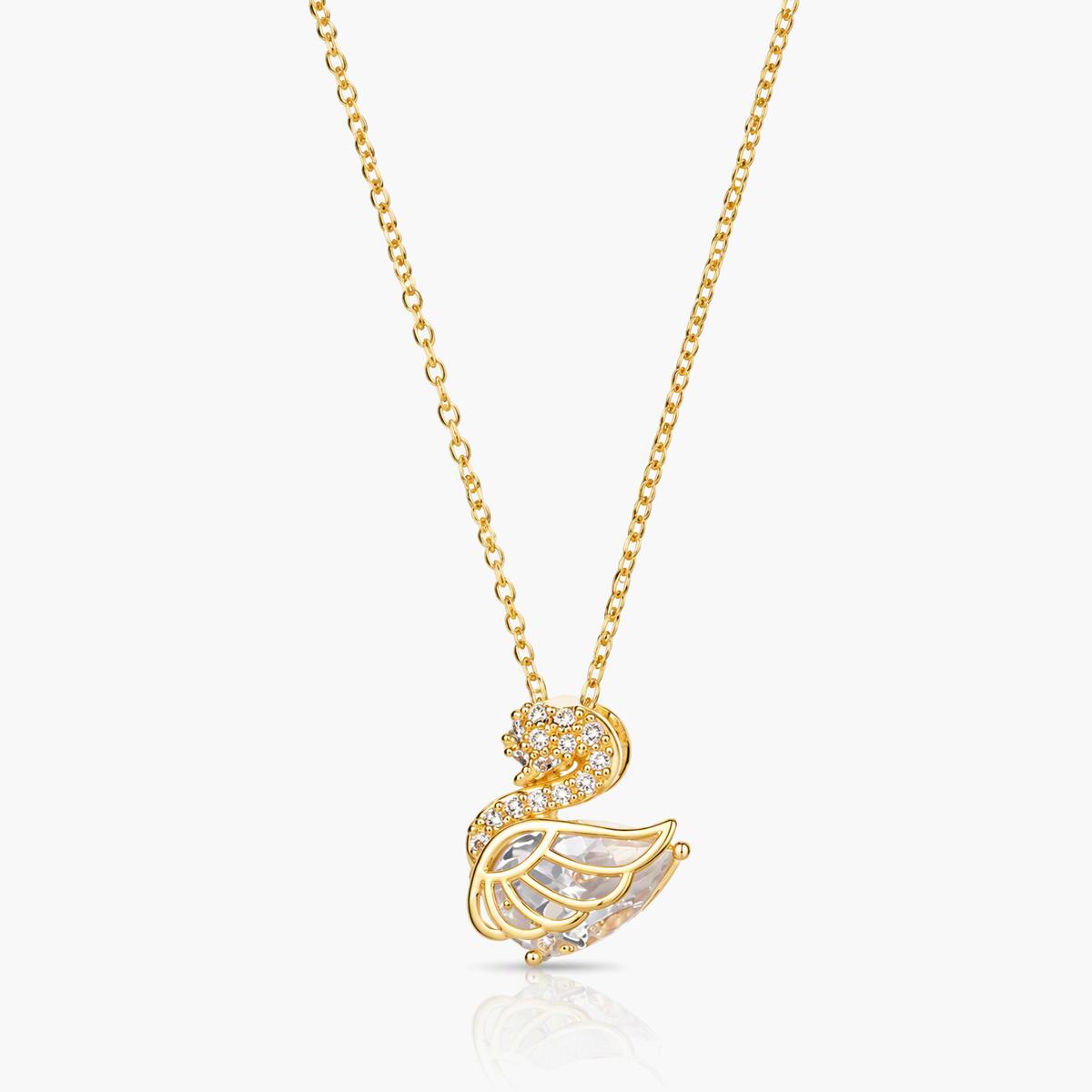 Dainty Bow Ribbon Pendant Necklace