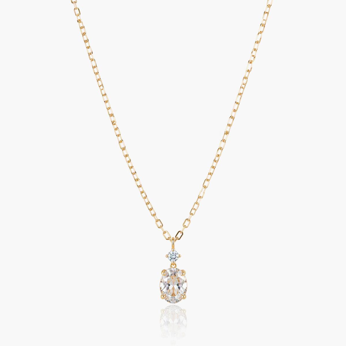 Dainty Water Drop Pendant Necklace