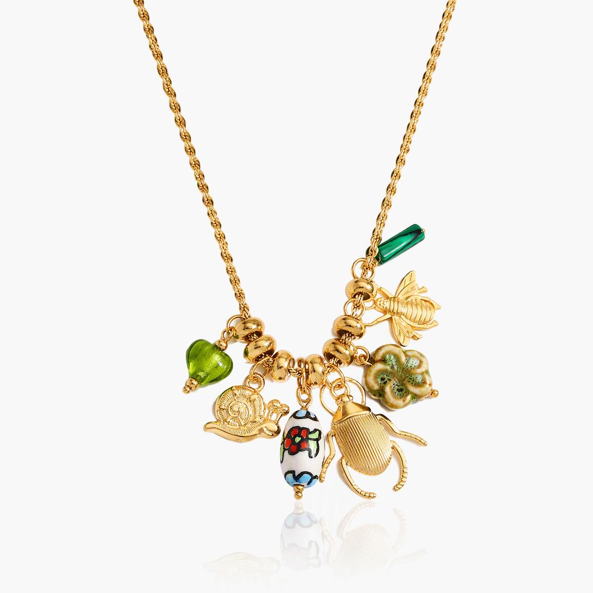 Cute Multi-Charm Necklace