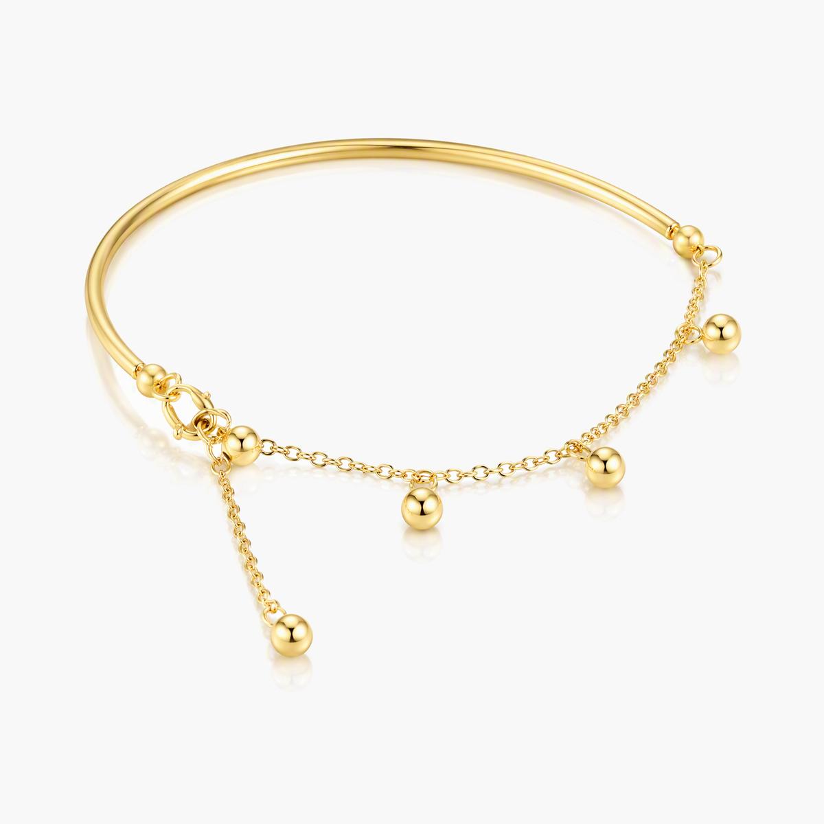 Dainty Ball Charm Bracelet
