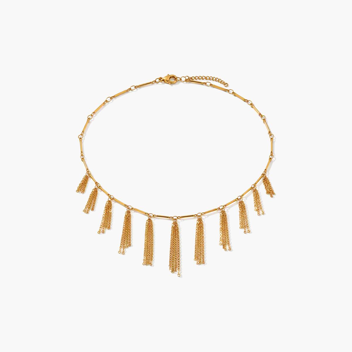 Trendy Fringe Chain Necklace