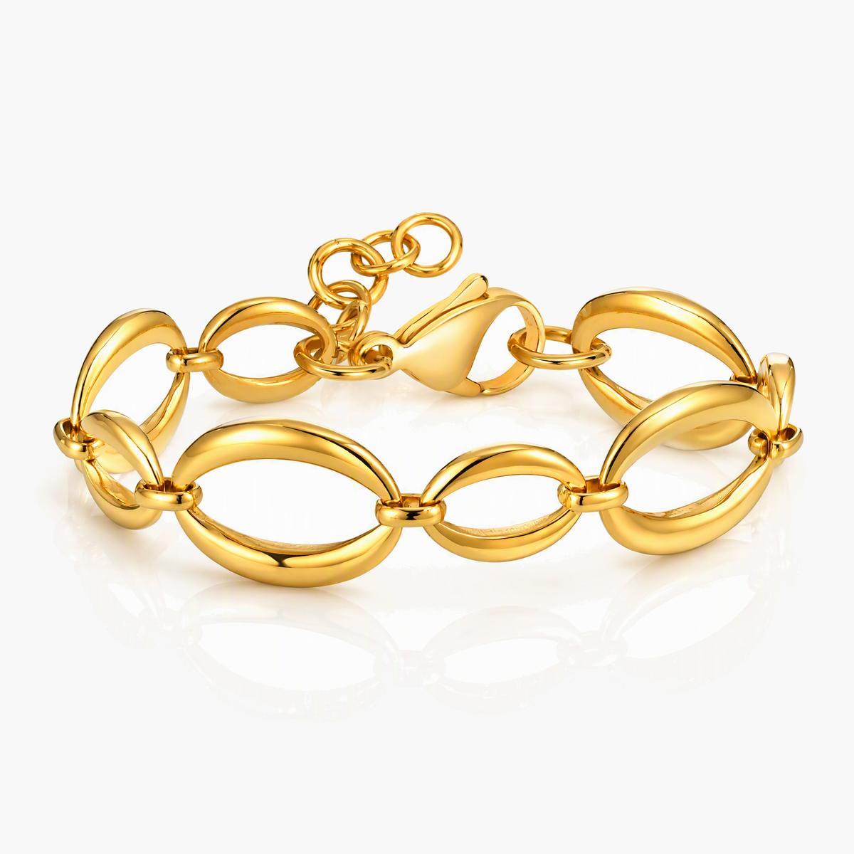 Chunky Oval Link Bracelet