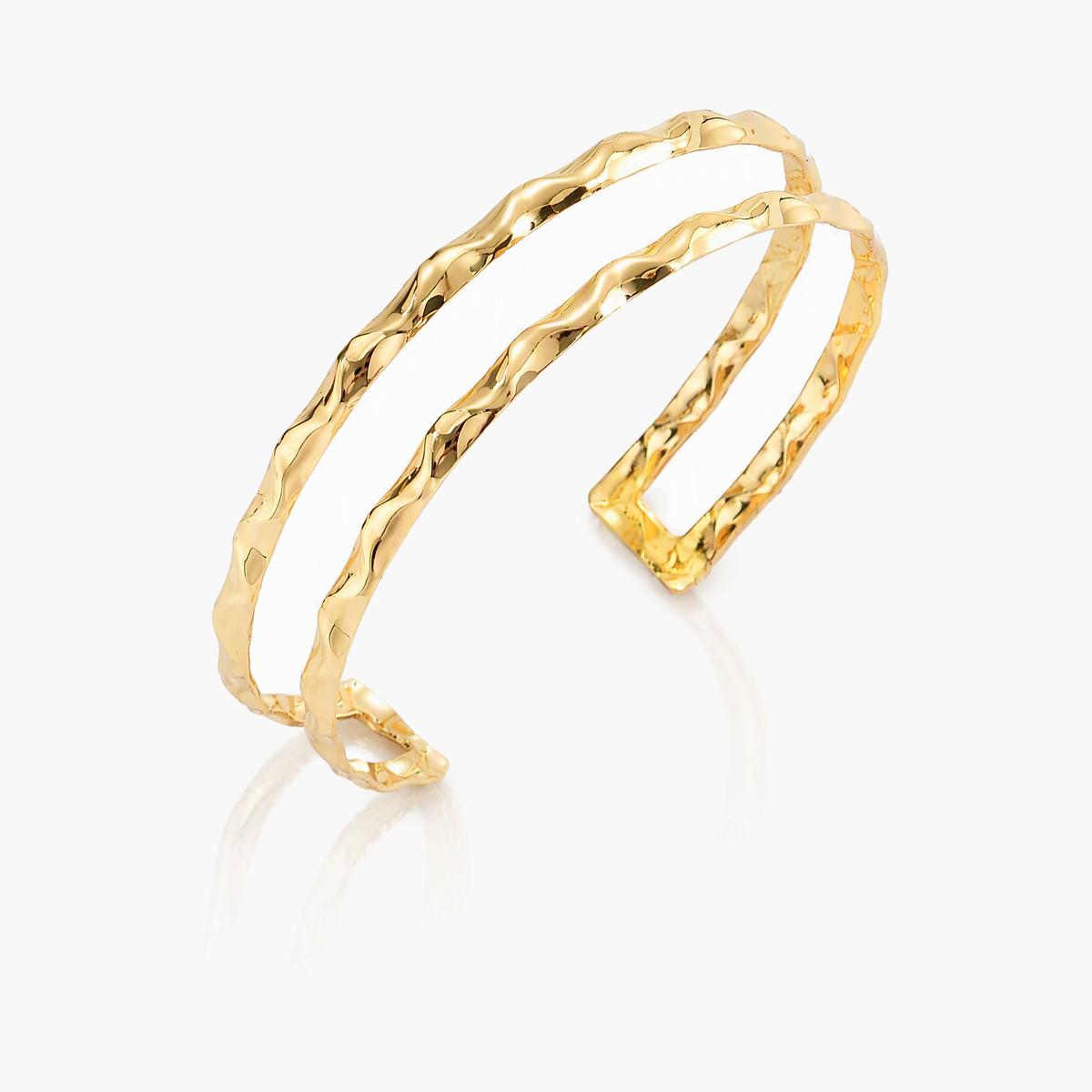 Twisted Double Layer Arm Cuff