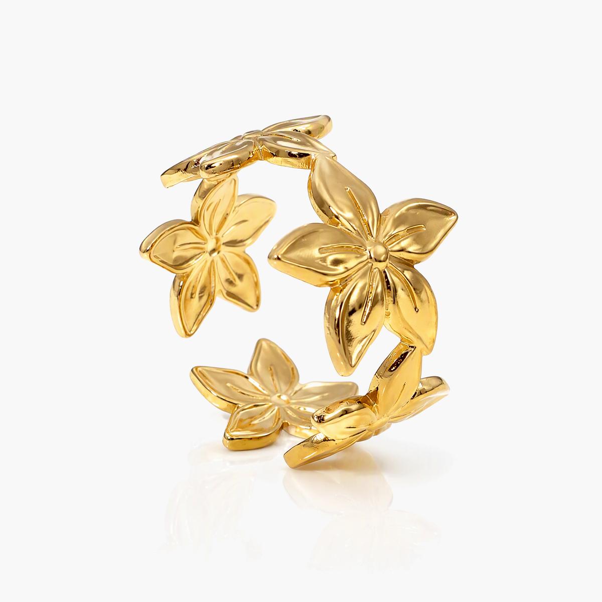 Floral Wrap Ring