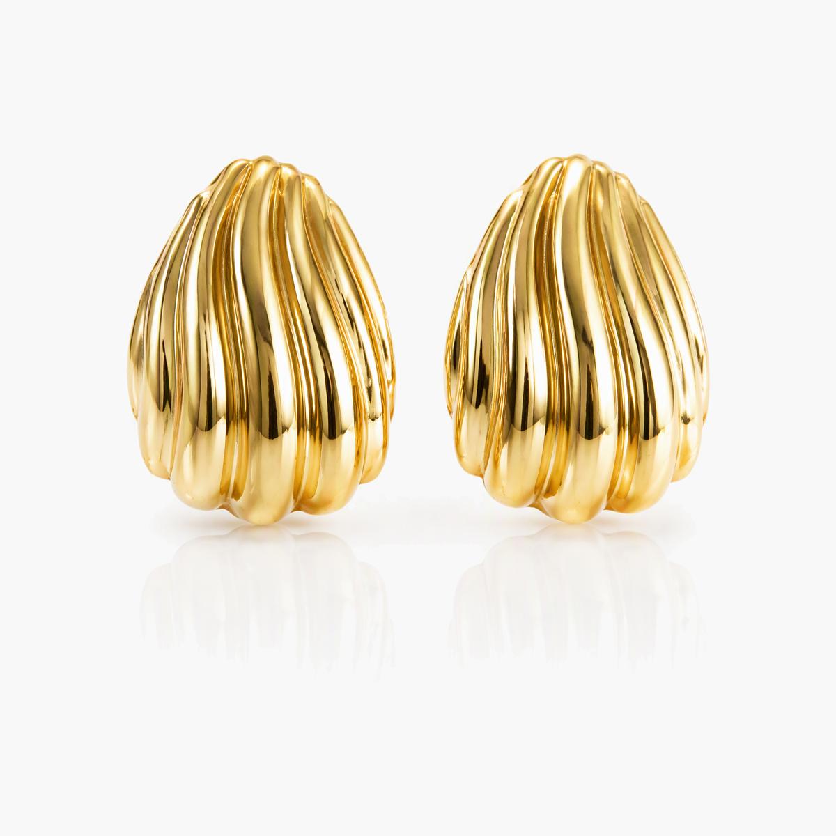 Textured Bow Stud Earrings