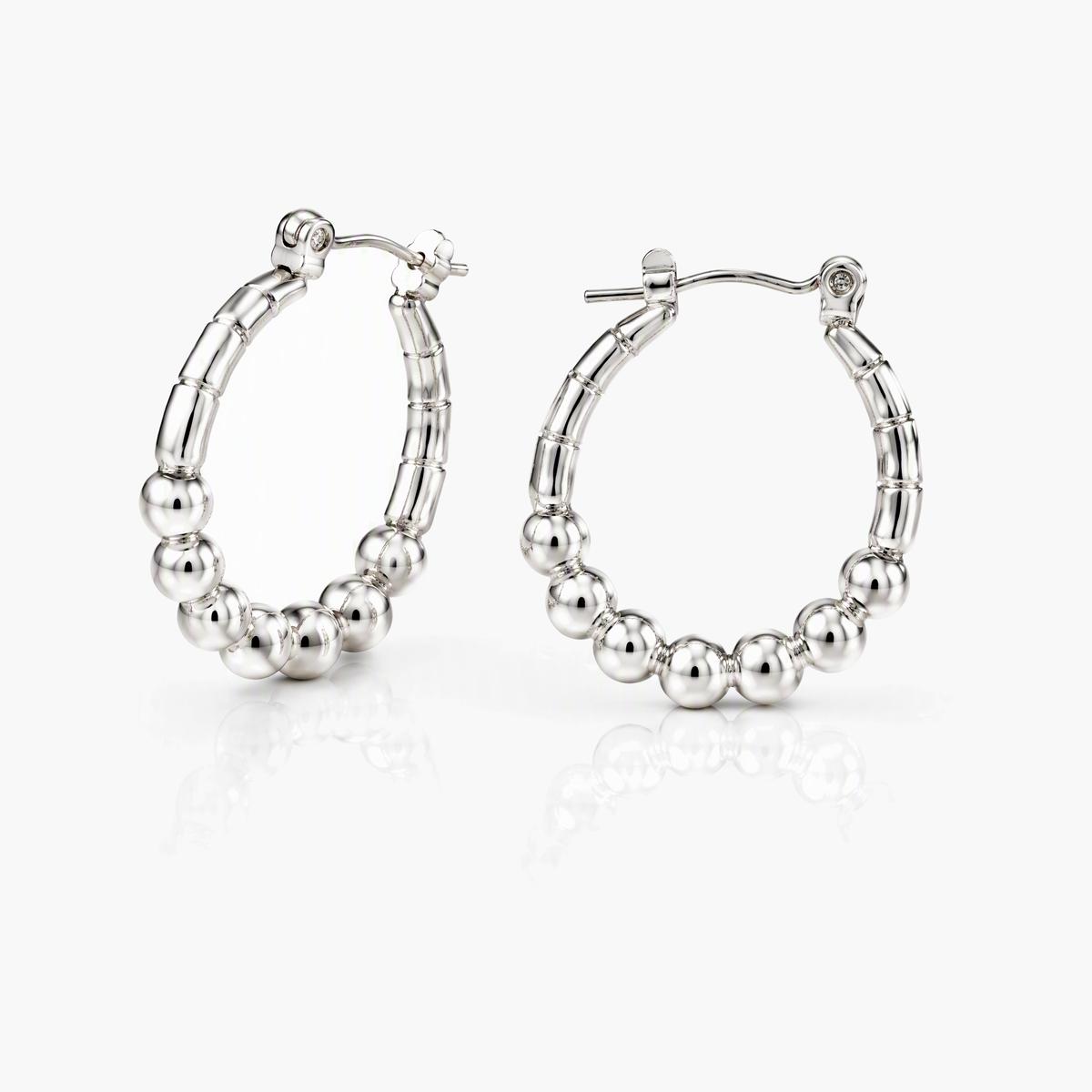 Twisted Wave Hoop Earrings