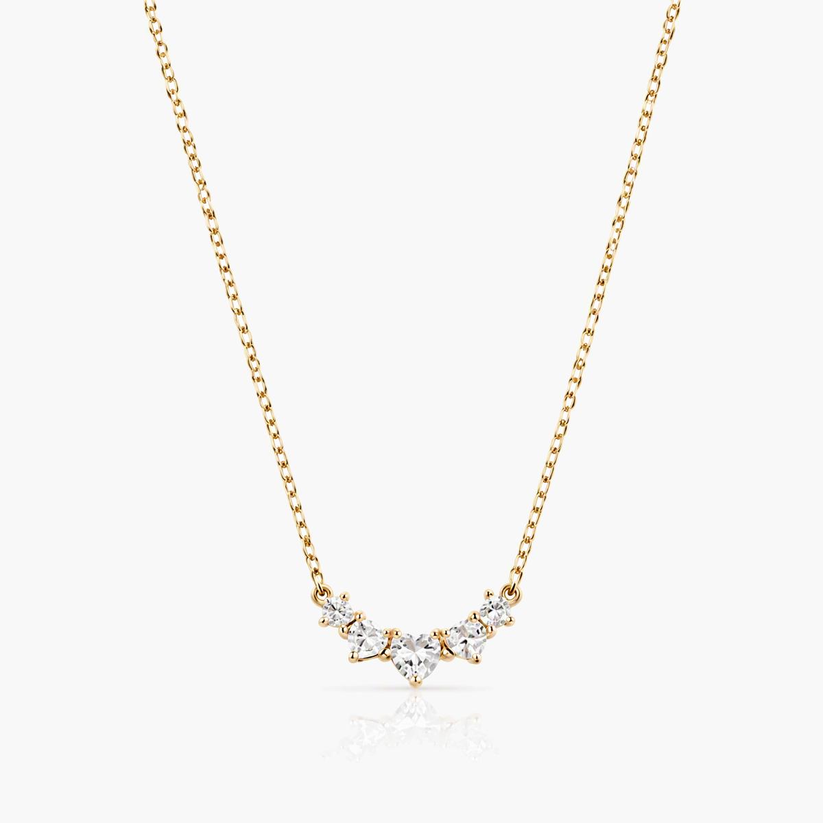 Dainty V-Shape Pendant Necklace