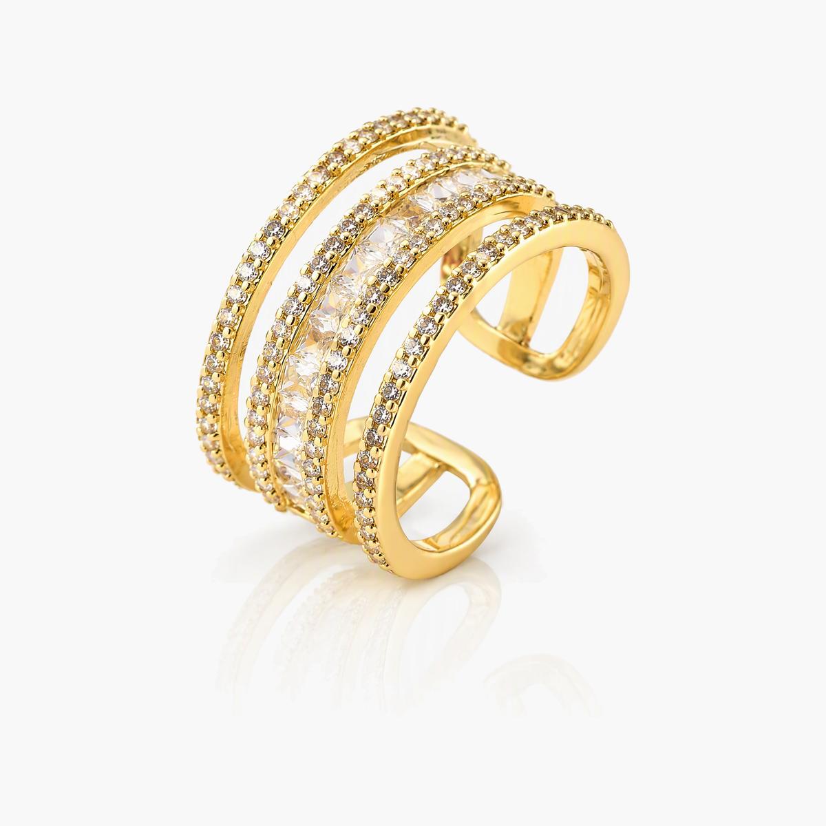 Heart Motif Open Ring