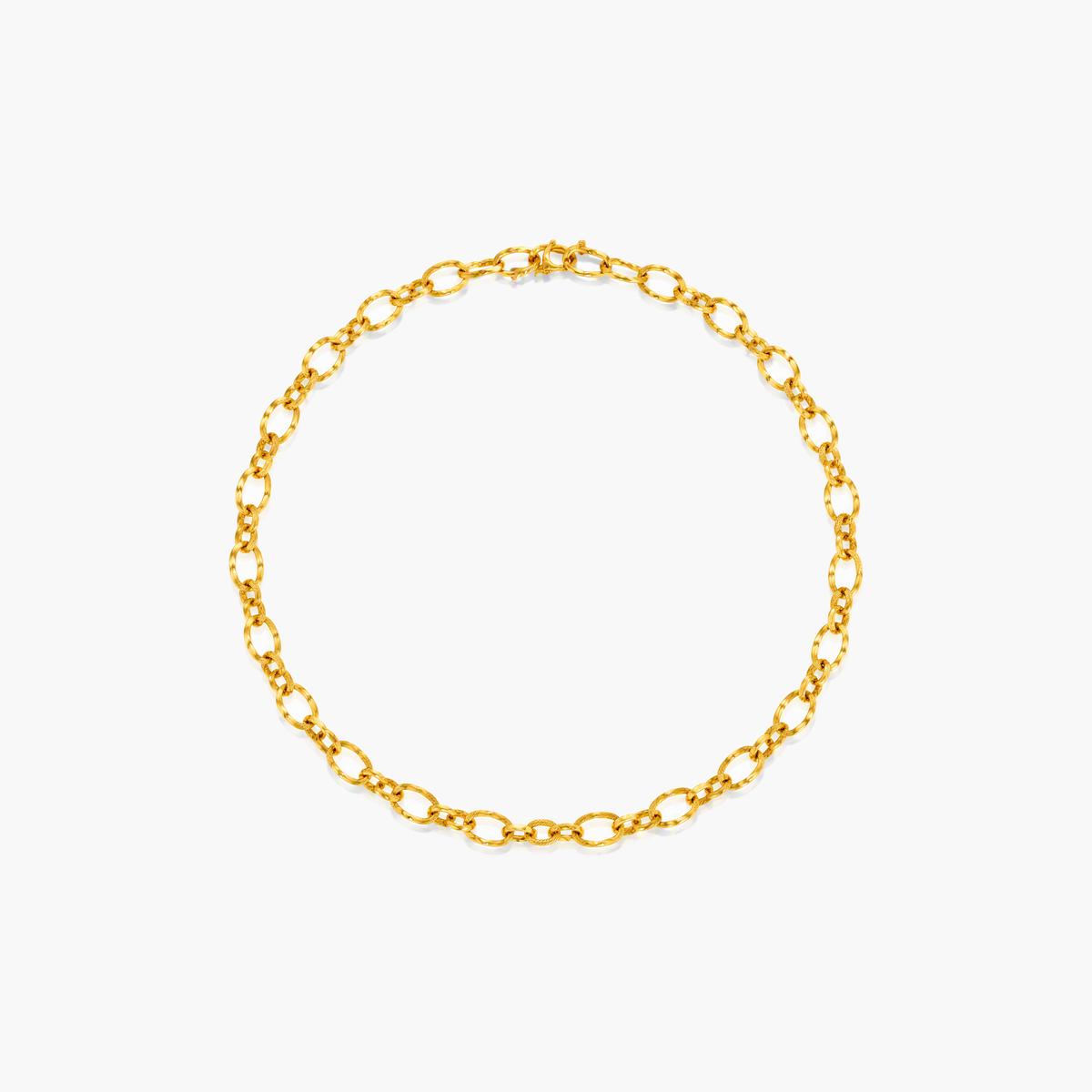 Twisted Link Chain Necklace