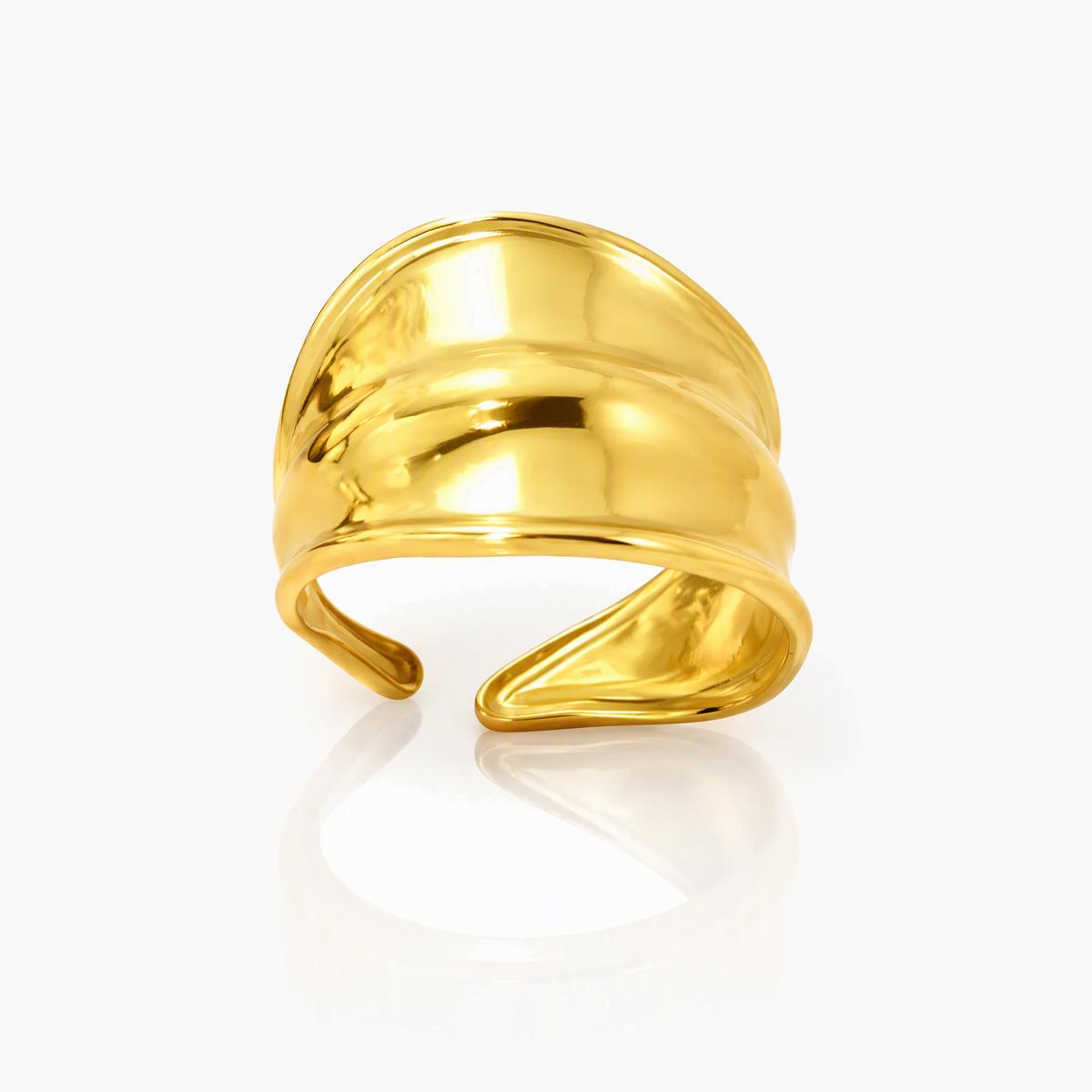 Minimalist Wide Band Ring