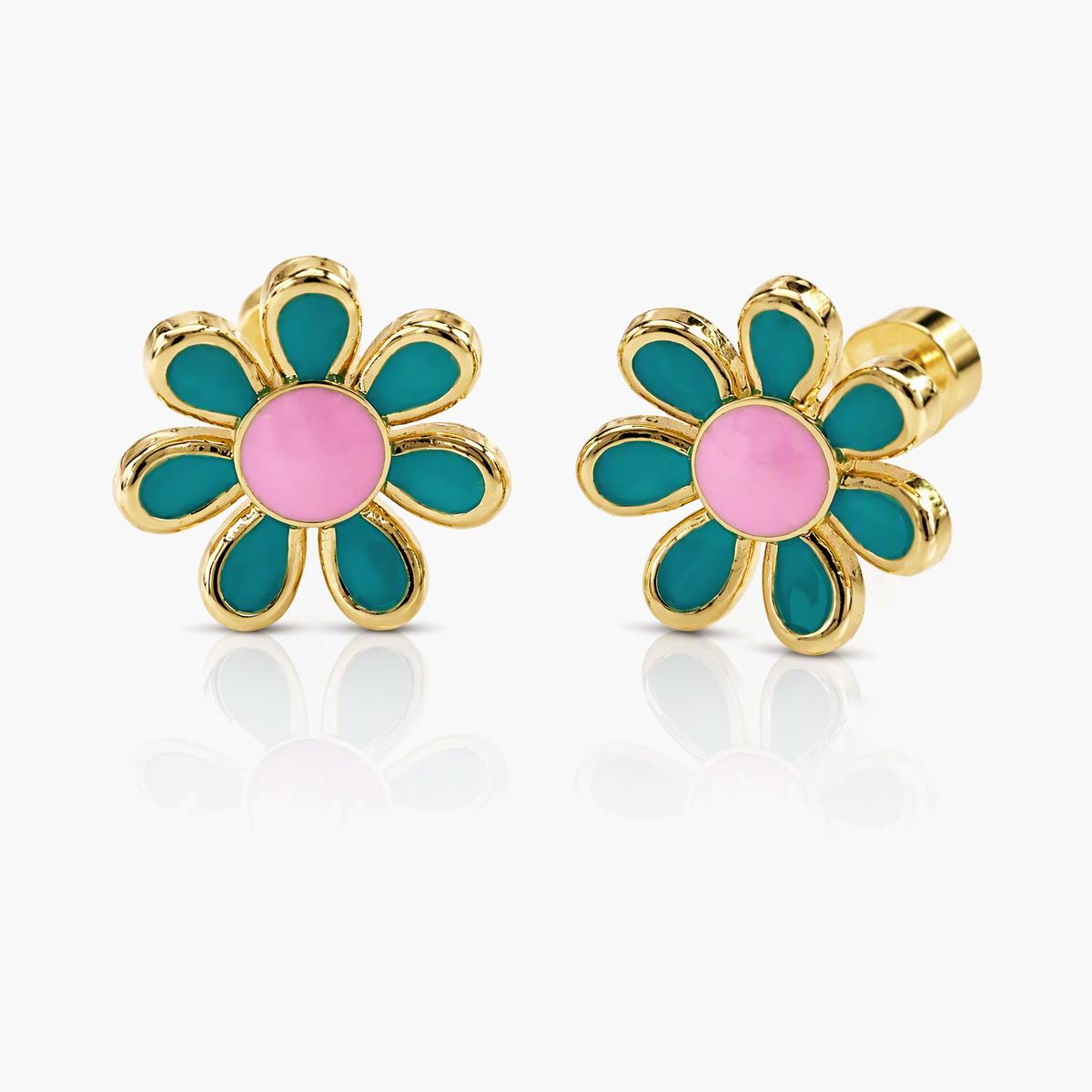 Cute Flower Stud Earrings