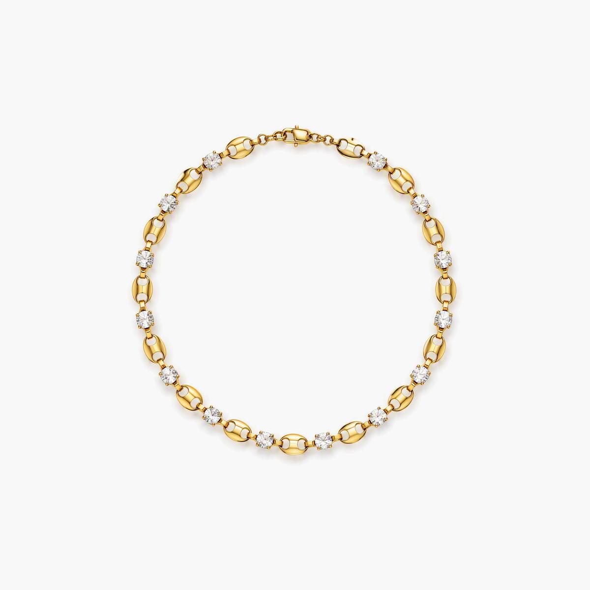 Elegant Oval Link Necklace