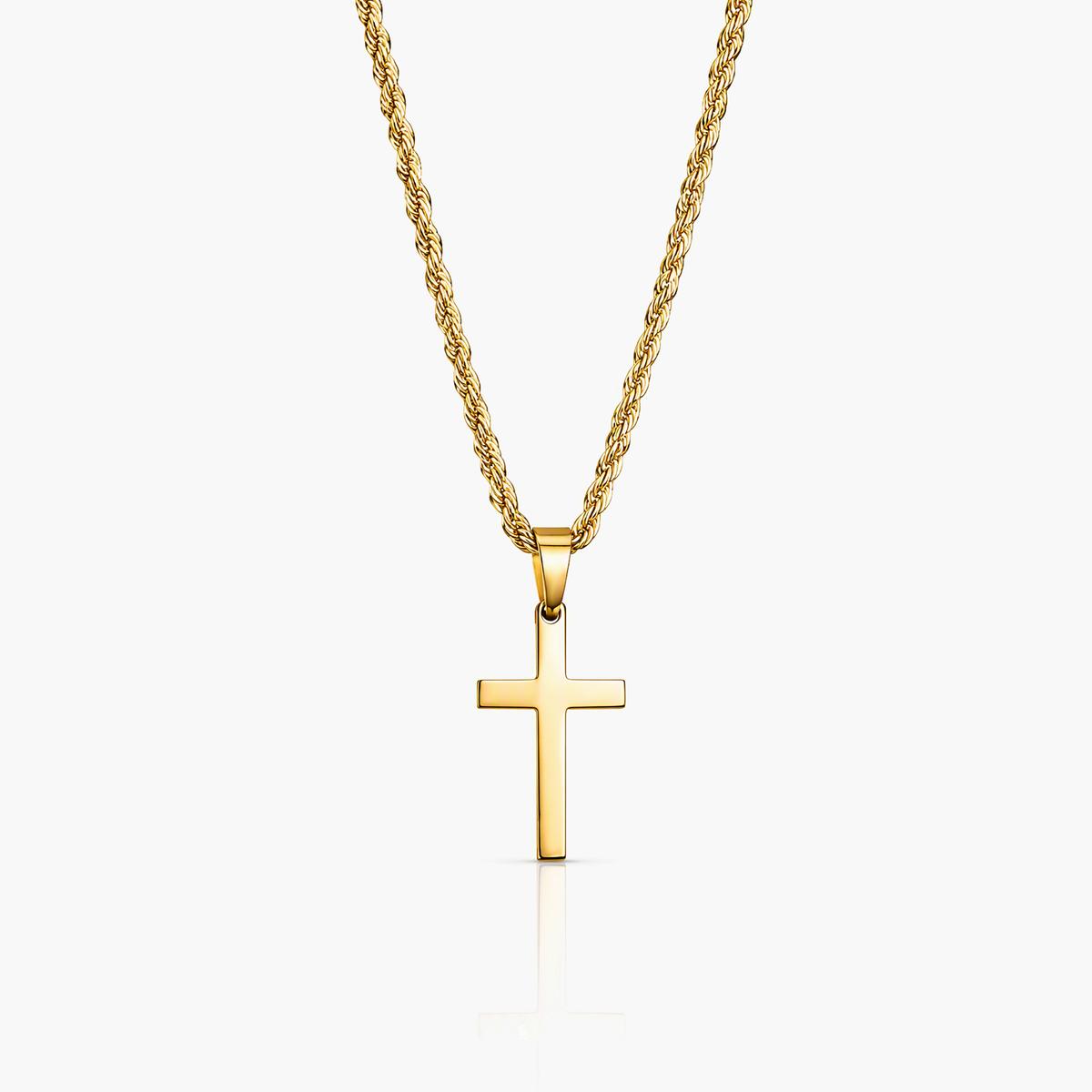 Minimalist Cross Pendant Necklace