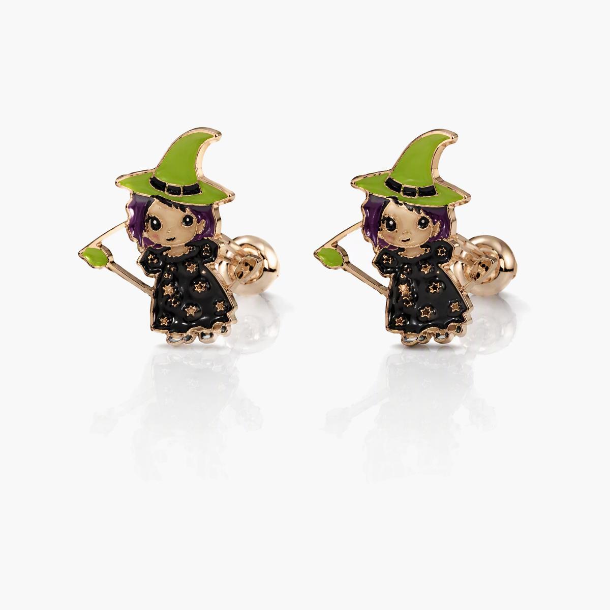 Cute Halloween Motif Stud Earrings